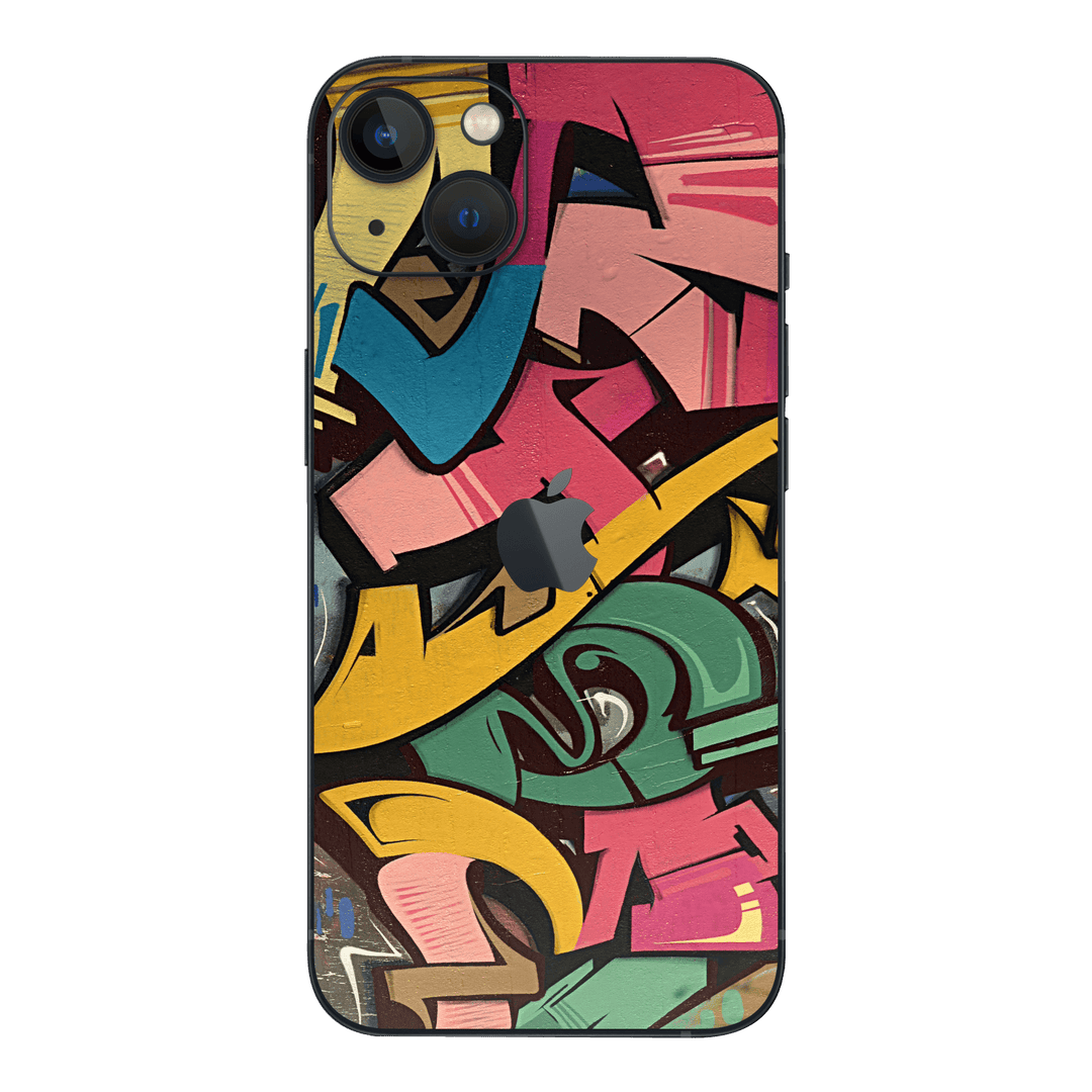 iPhone 14 Print Printed Custom Signature Vintage Street Art Skin Wrap Sticker Decal Cover Protector by EasySkinz