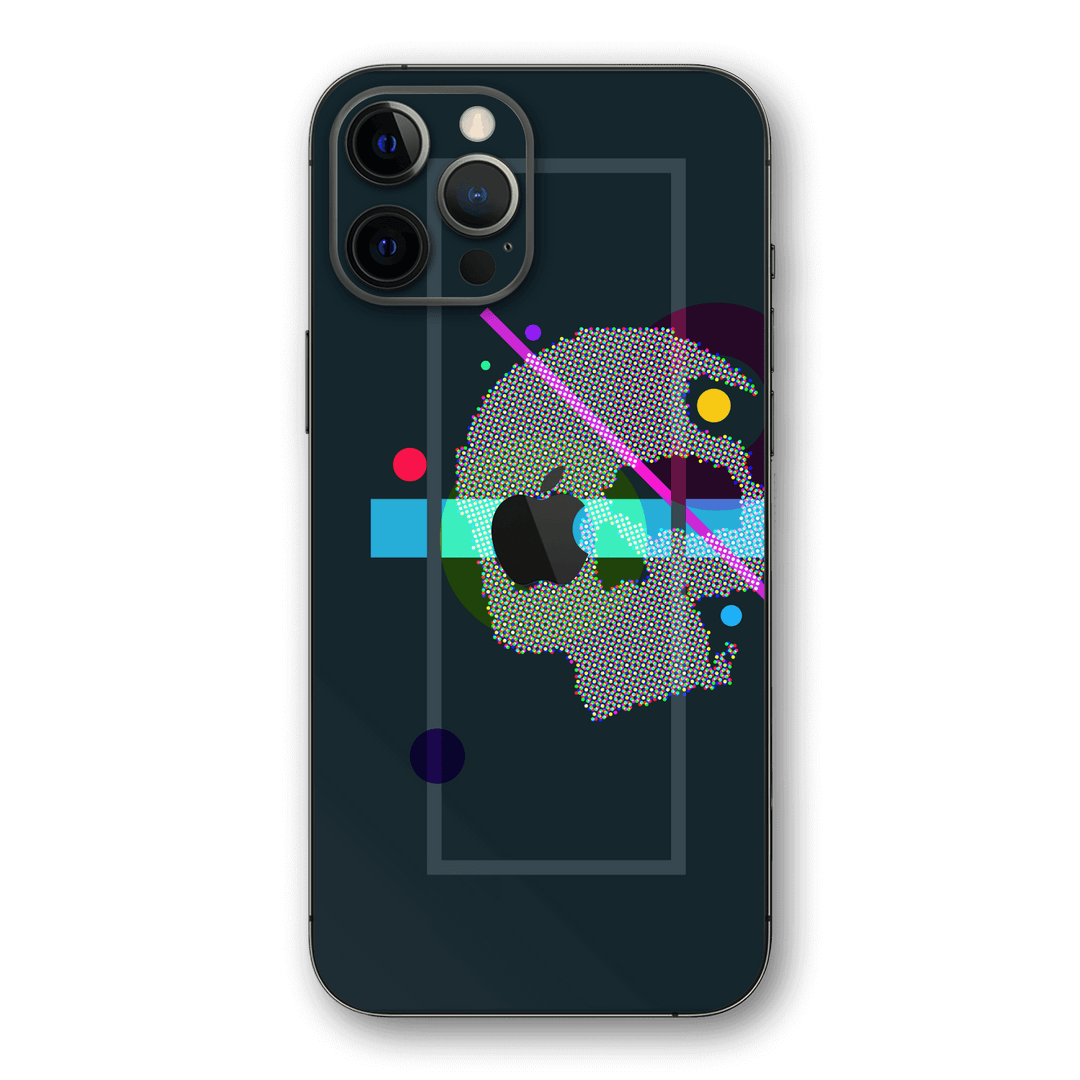 iPhone 12 PRO SIGNATURE Abstract GLITCH Skull Skin - Premium Protective Skin Wrap Sticker Decal Cover by QSKINZ | Qskinz.com