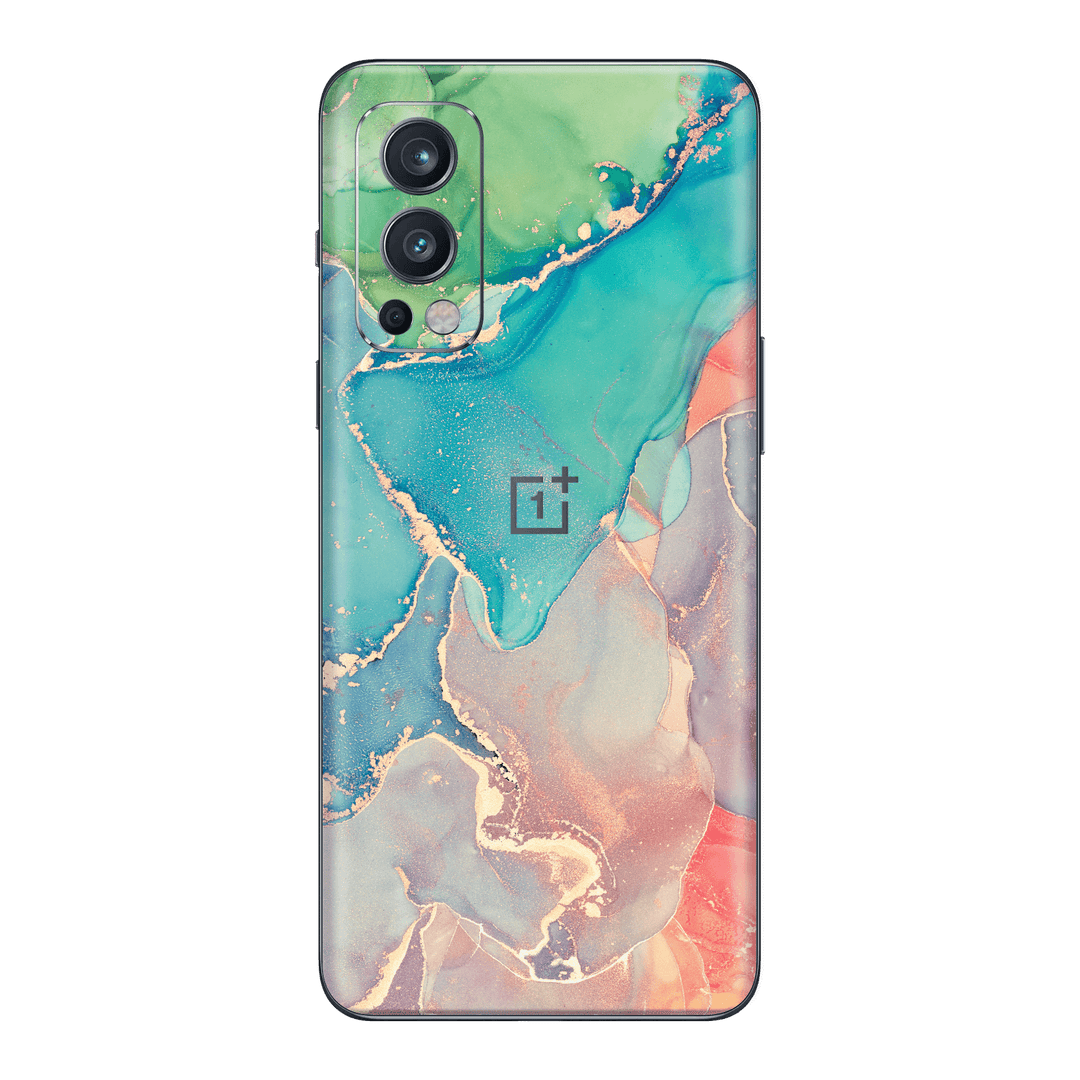 OnePlus Nord 2 Print Printed Custom Signature AGATE GEODE Pastel Skin Wrap Sticker Decal Cover Protector by EasySkinz | EasySkinz.com
