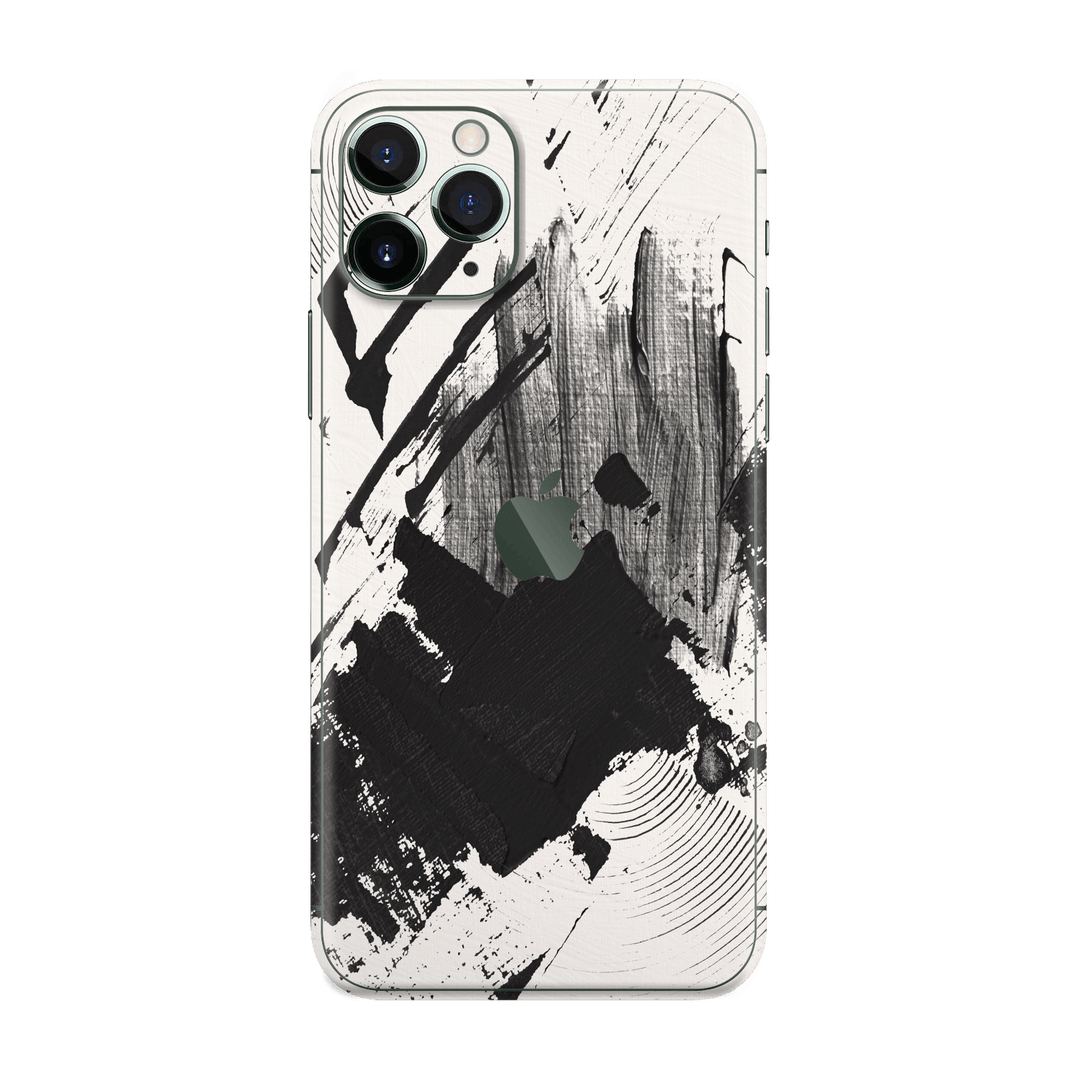 iPhone 11 Pro MAX Print Printed Custom SIGNATURE Black and White Madness Skin Wrap Sticker Decal Cover Protector by EasySkinz | EasySkinz.com