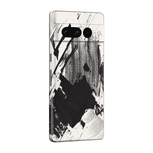 Google Pixel 7 PRO (2022) Print Printed Custom Signature Black and White Madness Skin Wrap Sticker Decal Cover Protector by EasySkinz | EasySkinz.com