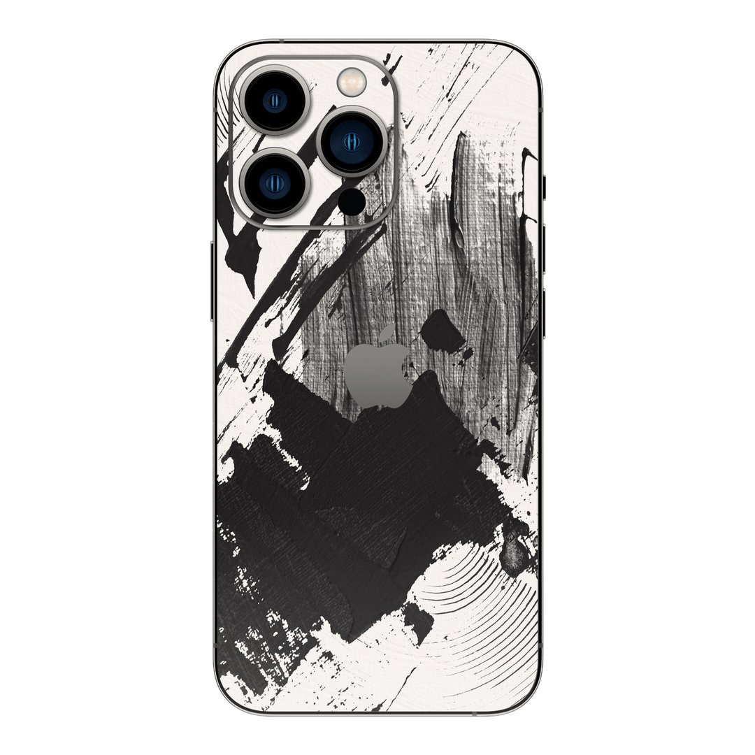 iPhone 14 PRO Print Printed Custom SIGNATURE Black and White Madness Skin Wrap Sticker Decal Cover Protector by EasySkinz | EasySkinz.com