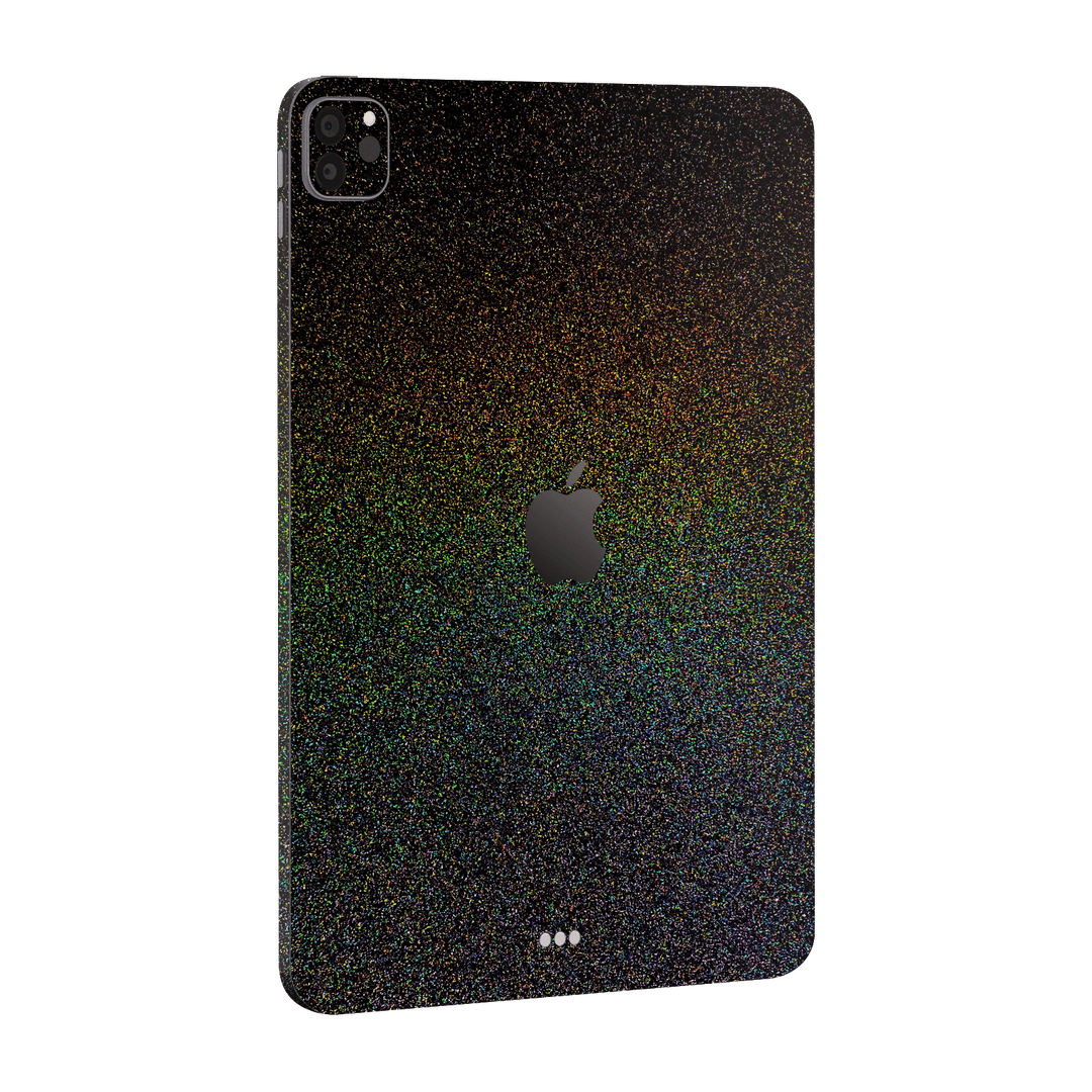 iPad PRO 12.9” (M2, 2022) GALAXY Galactic Black Milky Way Rainbow Sparkling Metallic Gloss Finish Skin Wrap Sticker Decal Cover Protector by EasySkinz | EasySkinz.com