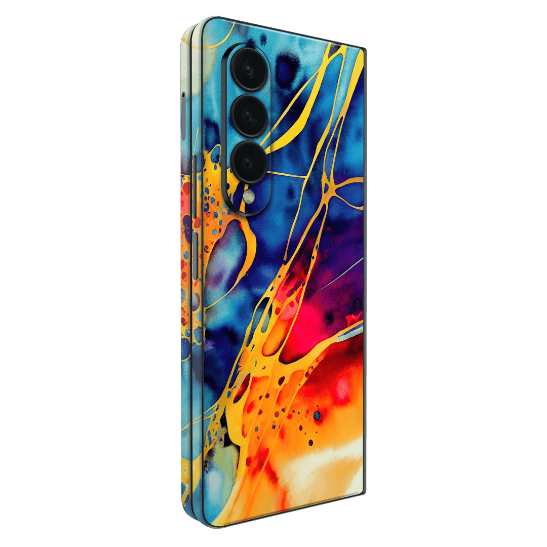 Samsung Galaxy Z Fold 4 (2022) Print Printed Custom Signature Five Senses Art Colours Colors Colorful Colourful Skin Wrap Sticker Decal Cover Protector by EasySkinz | EasySkinz.com