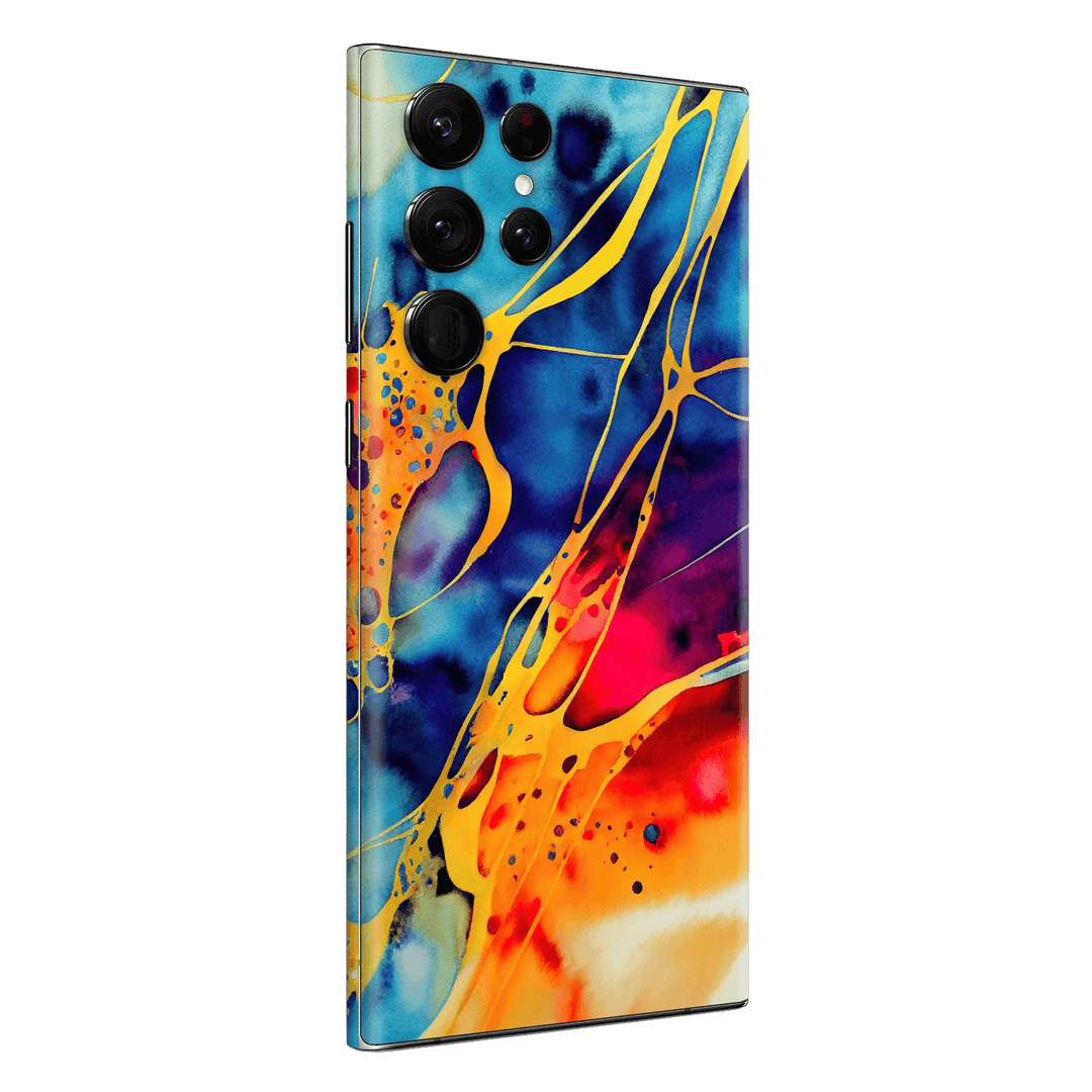 Samsung Galaxy S22 ULTRA Print Printed Custom SIGNATURE Five Senses Art Colours Colors Colorful Colourful Skin Wrap Sticker Decal Cover Protector by EasySkinz | EasySkinz.com