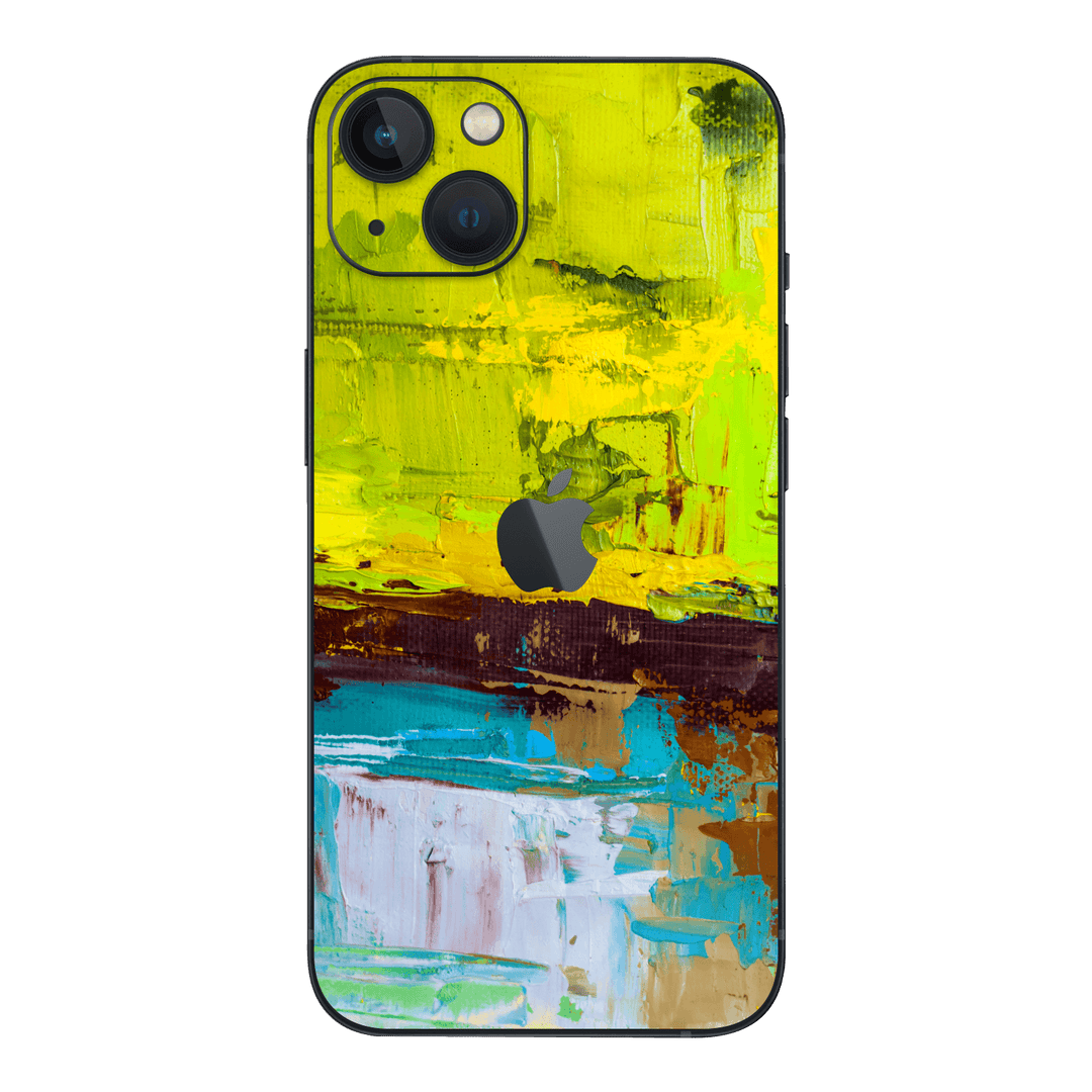iPhone 14 Print Printed Custom Signature Young Forest Painting Art Skin Wrap Sticker Decal Cover Protector by EasySkinz