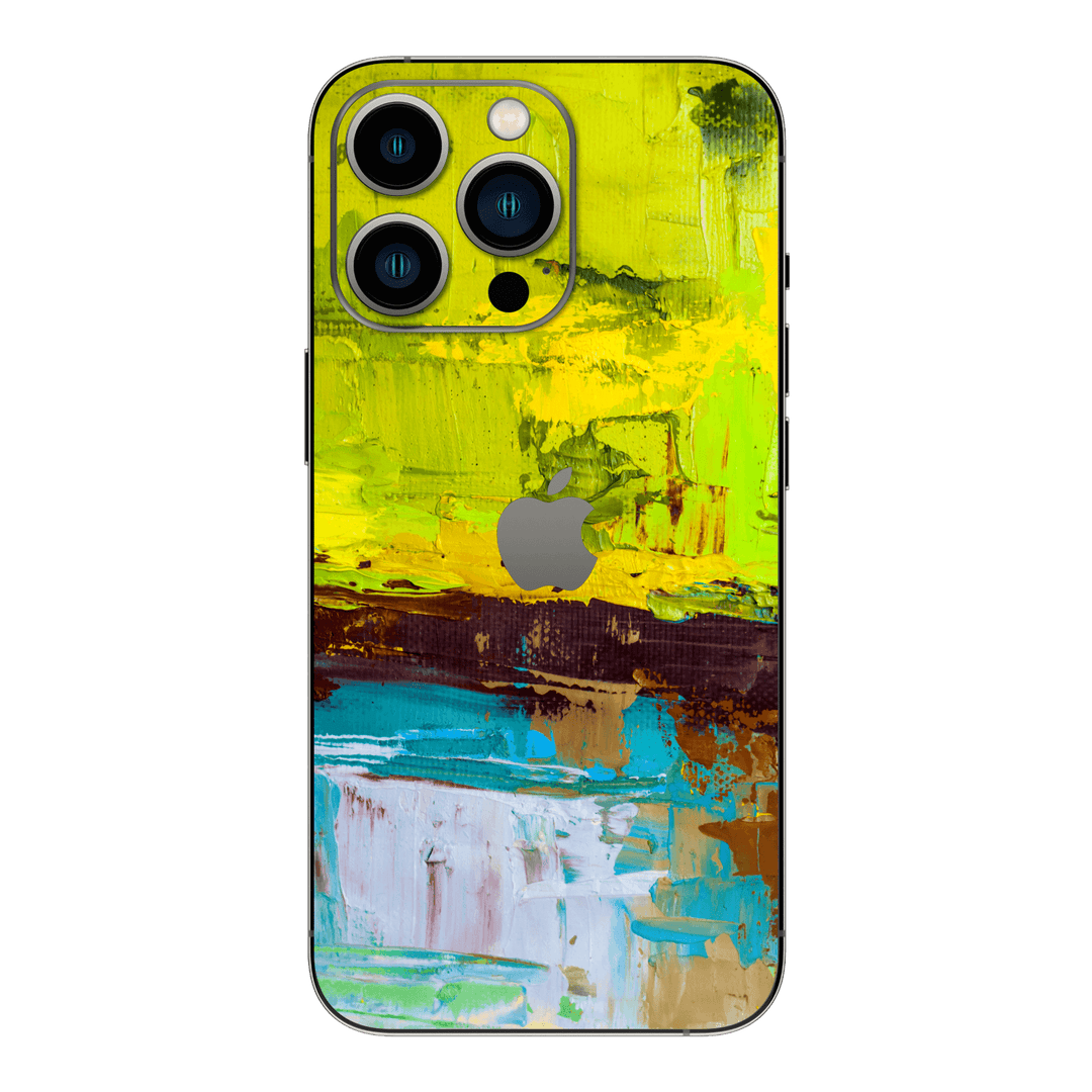 iPhone 14 Pro MAX Print Printed Custom Signature Young Forest Painting Art Skin Wrap Sticker Decal Cover Protector by EasySkinz
