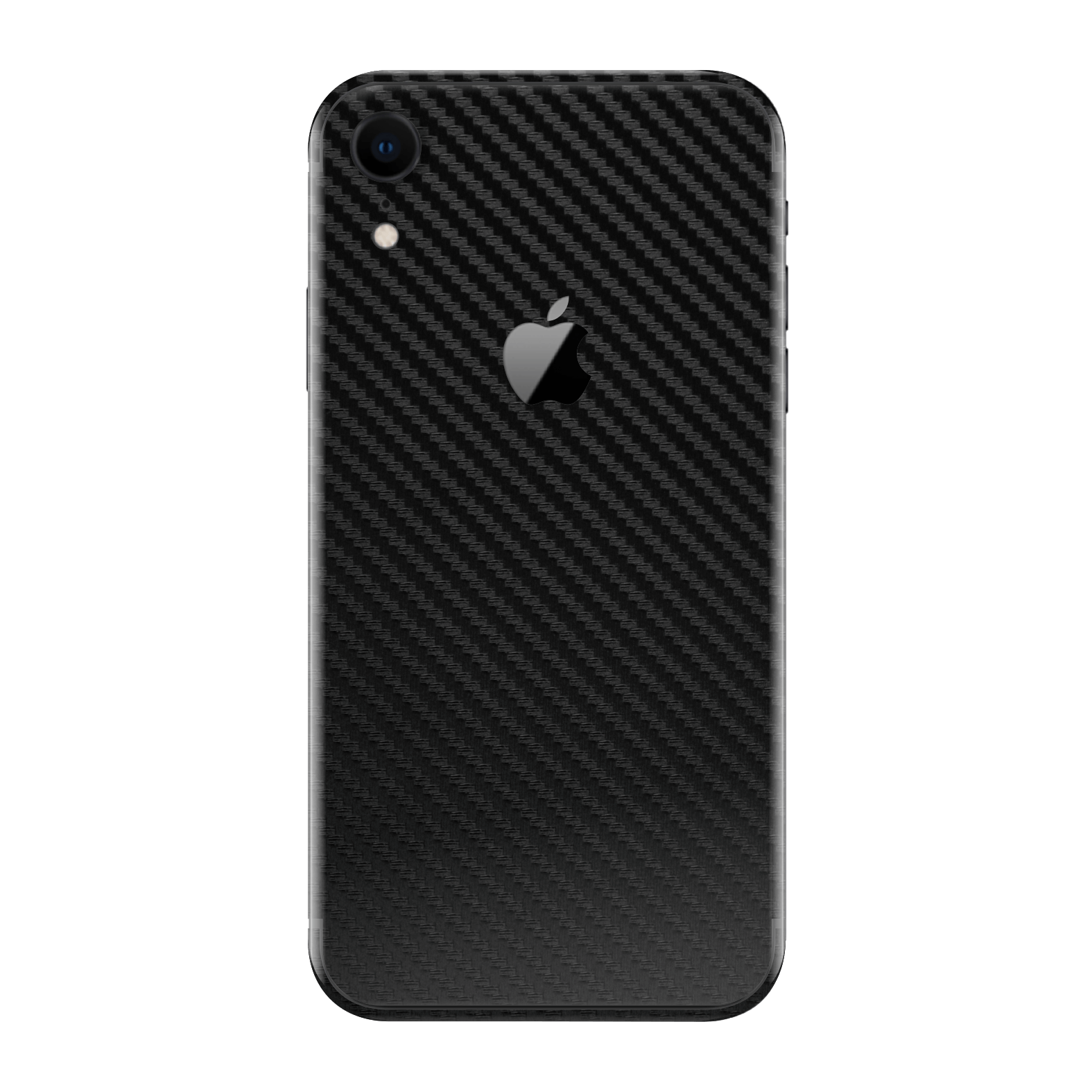 iPhone XR Black 3D Textured CARBON Fibre Fiber Skin, Wrap, Decal, Protector, Cover by EasySkinz | EasySkinz.com