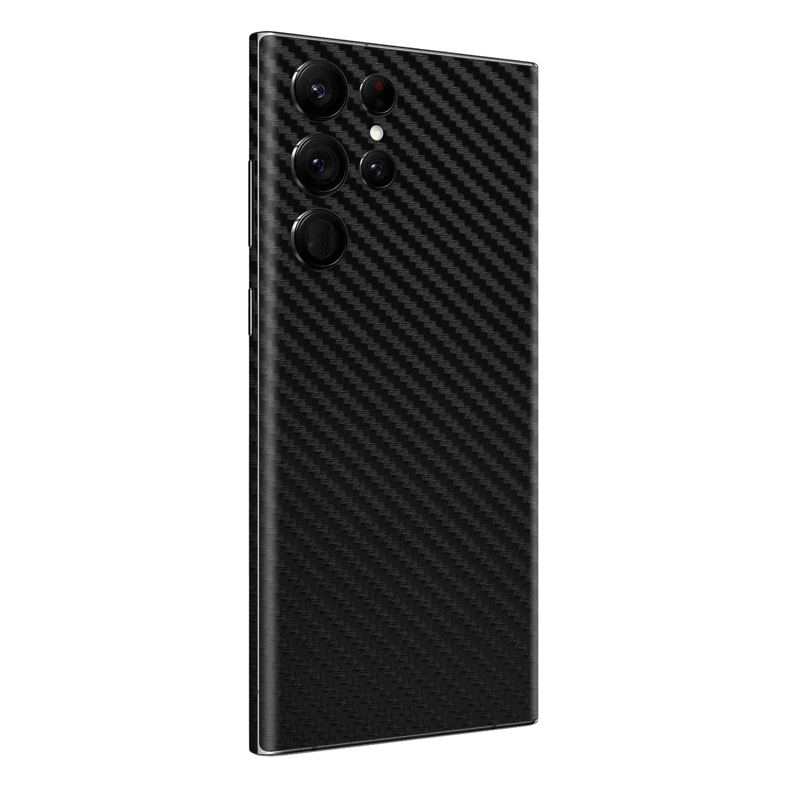 Samsung Galaxy S22 ULTRA Black 3D Textured Carbon Fibre Fiber Skin Wrap Decal Cover Protector by EasySkinz | EasySkinz.com