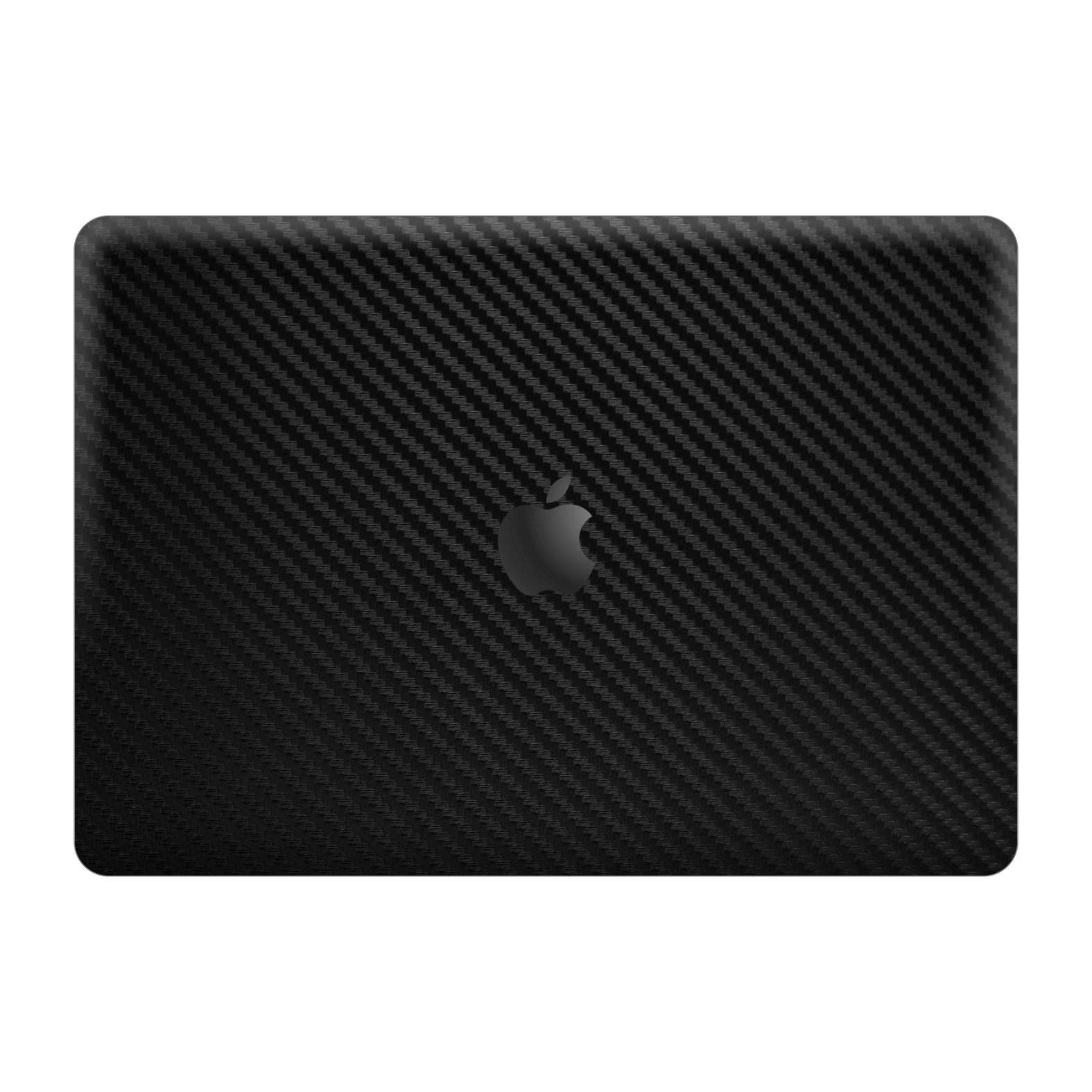 MacBook Pro 13" (2020/2022) M1, M2, Black 3D Textured Carbon Fibre Fiber Skin Wrap Sticker Decal Cover Protector by EasySkinz | EasySkinz.com