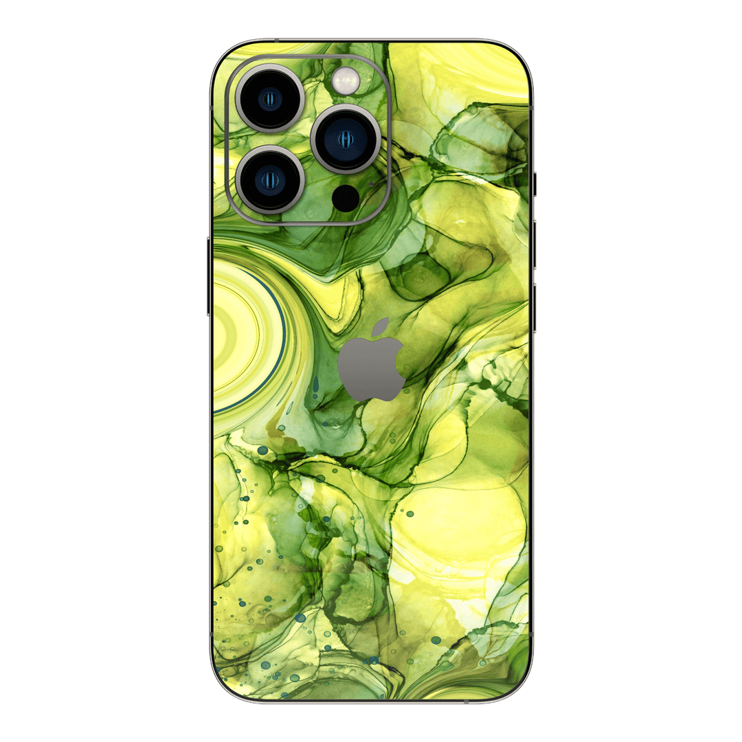 iPhone 13 PRO SIGNATURE Green and Soft Yellow Skin - Premium Protective Skin Wrap Sticker Decal Cover by QSKINZ | Qskinz.com