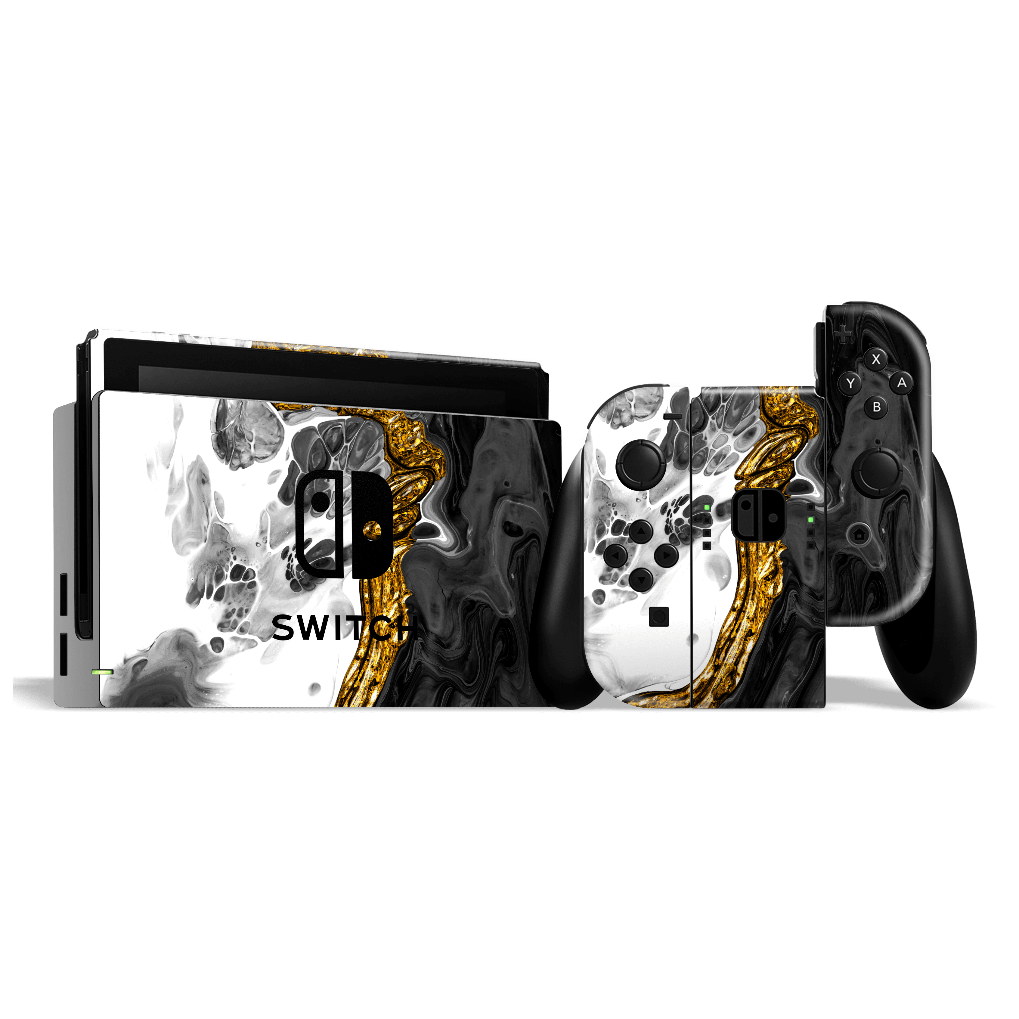 Nintendo SWITCH SIGNATURE Abstract MELTED Skin