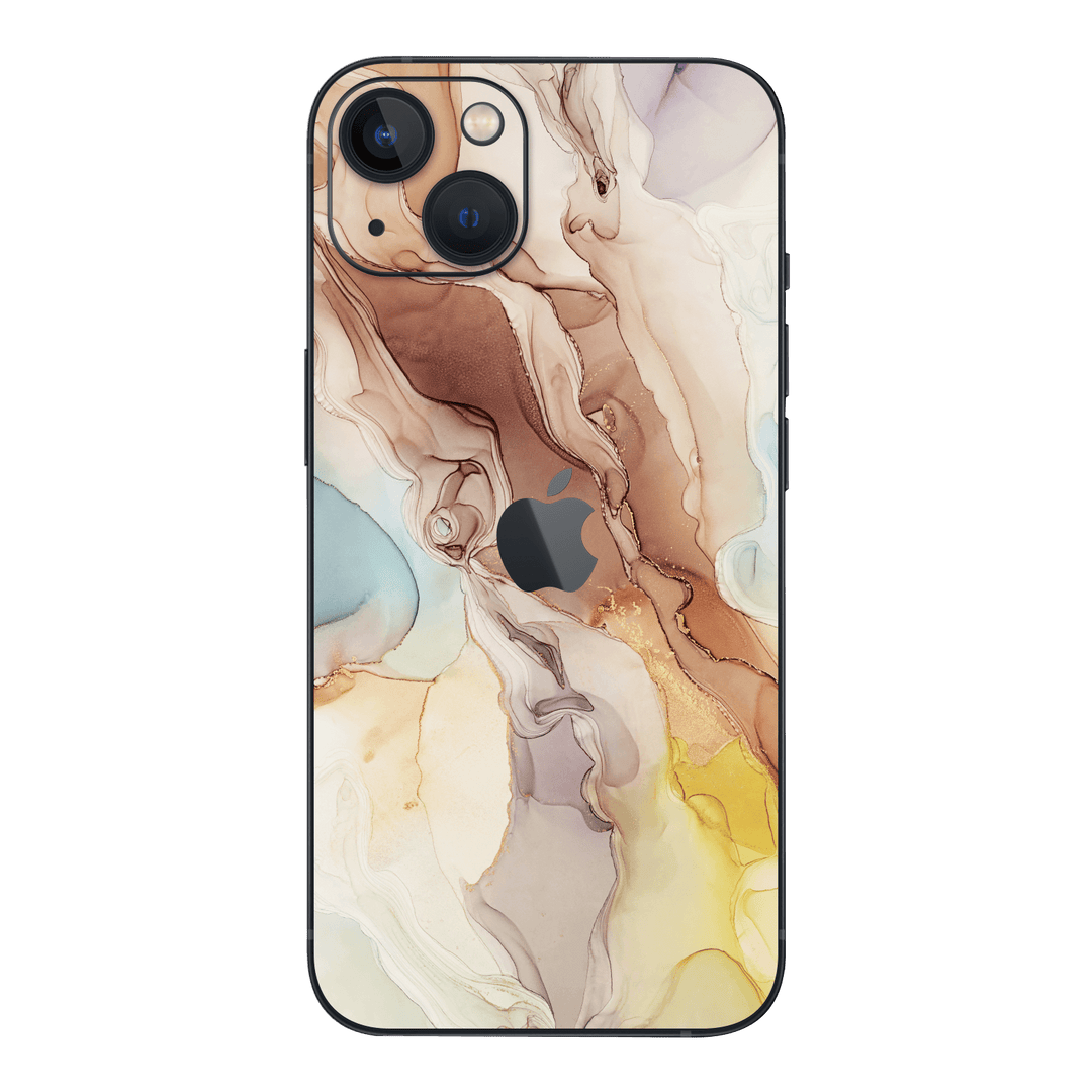 iPhone 13 mini Print Printed Custom Signature AGATE GEODE Warm Mixture Skin Wrap Sticker Decal Cover Protector by EasySkinz