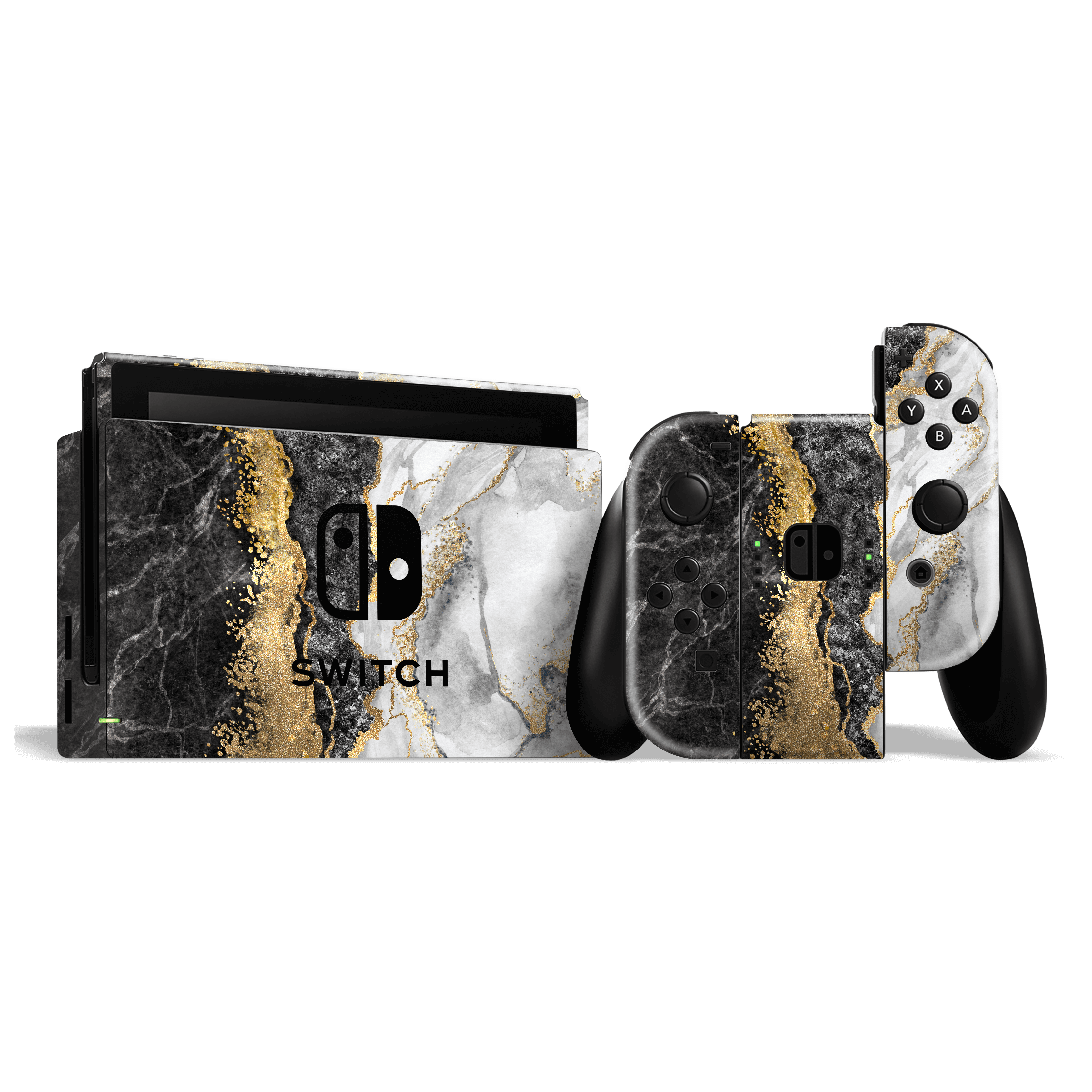 Nintendo SWITCH SIGNATURE Golden Slate Marble Skin