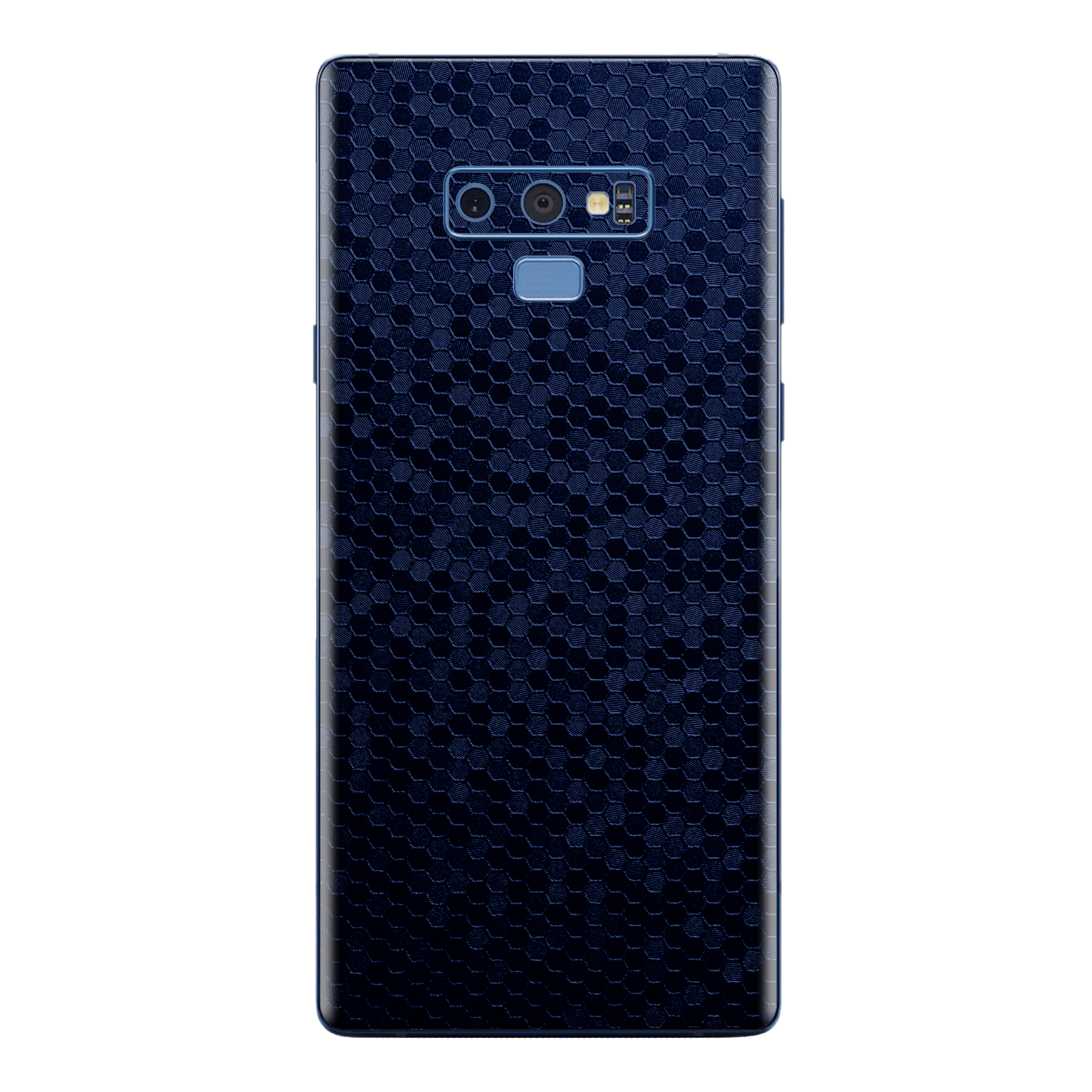 Samsung Galaxy NOTE 9 Luxuria Navy Blue Honeycomb 3D Textured Skin Wrap Sticker Decal Cover Protector by EasySkinz | EasySkinz.com