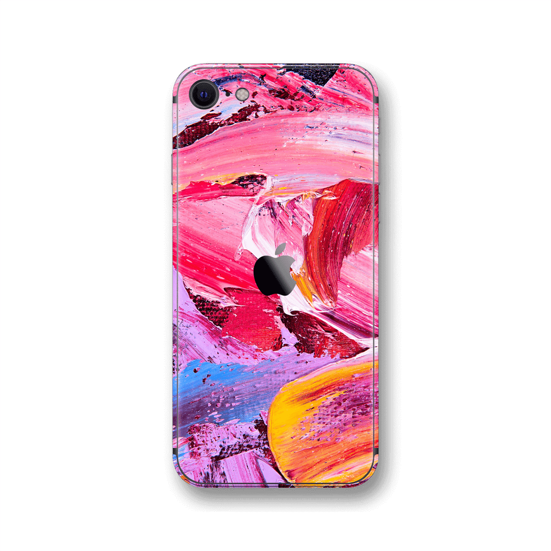 iPhone SE (2020) MULTICOLOURED Oil Painting Skin, Wrap, Decal