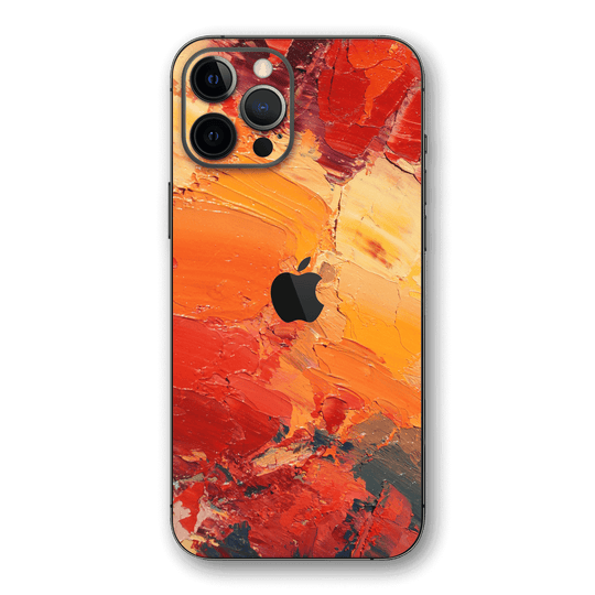 iPhone 12 Pro MAX SIGNATURE Sunset in Oia Painting Skin - Premium Protective Skin Wrap Sticker Decal Cover by QSKINZ | Qskinz.com