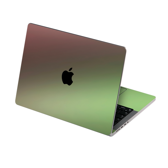Apple MacBook PRO 16" (2021/2023) Chameleon Avocado Colour-changing Skin Wrap Sticker Decal Cover Protector by EasySkinz | EasySkinz.com