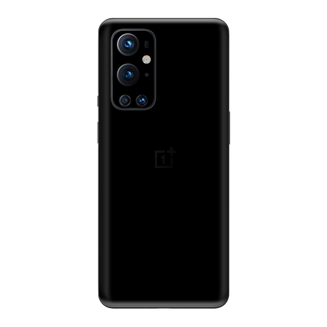 OnePlus 9 Pro High Gloss Glossy Jet Black Skin Wrap Sticker Decal Cover Protector by EasySkinz