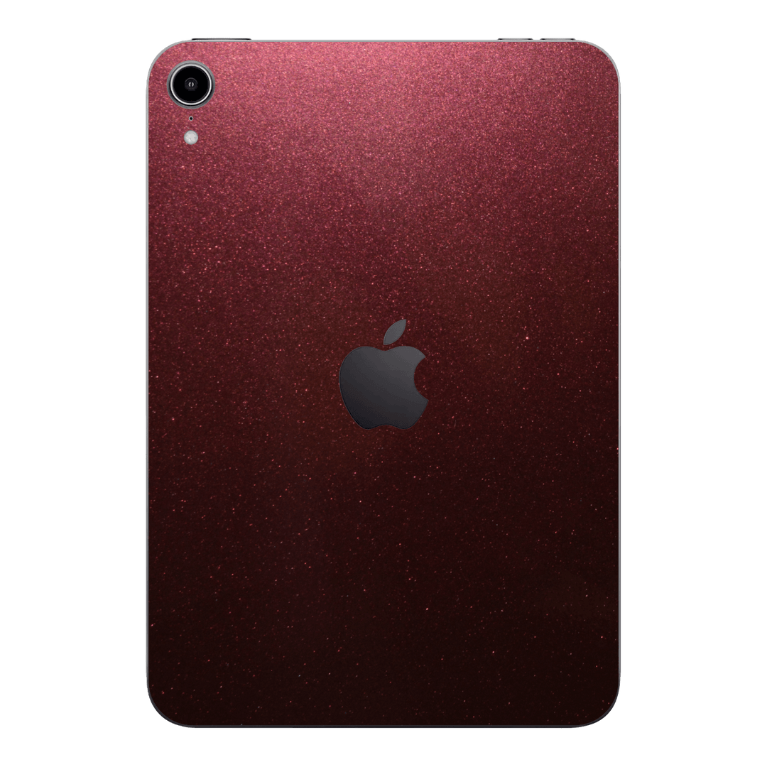 iPad MINI 6 2021 Black Rose Red Metallic Gloss Finish Skin Wrap Sticker Decal Cover Protector by EasySkinz | EasySkinz.com