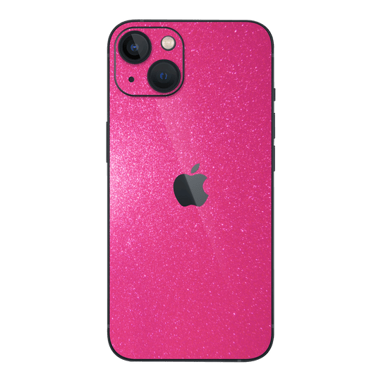 iPhone 13 mini Diamond Candy Magenta Shimmering Sparkling Glitter Skin Wrap Sticker Decal Cover Protector by EasySkinz