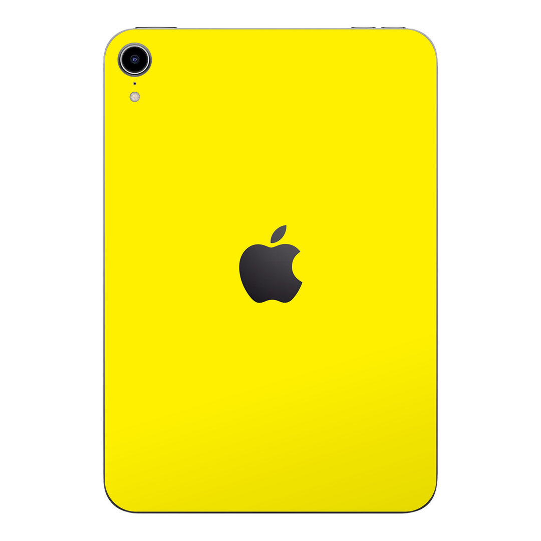 iPad MINI 6 2021 Gloss Glossy Lemon Yellow Skin Wrap Sticker Decal Cover Protector by EasySkinz | EasySkinz.com