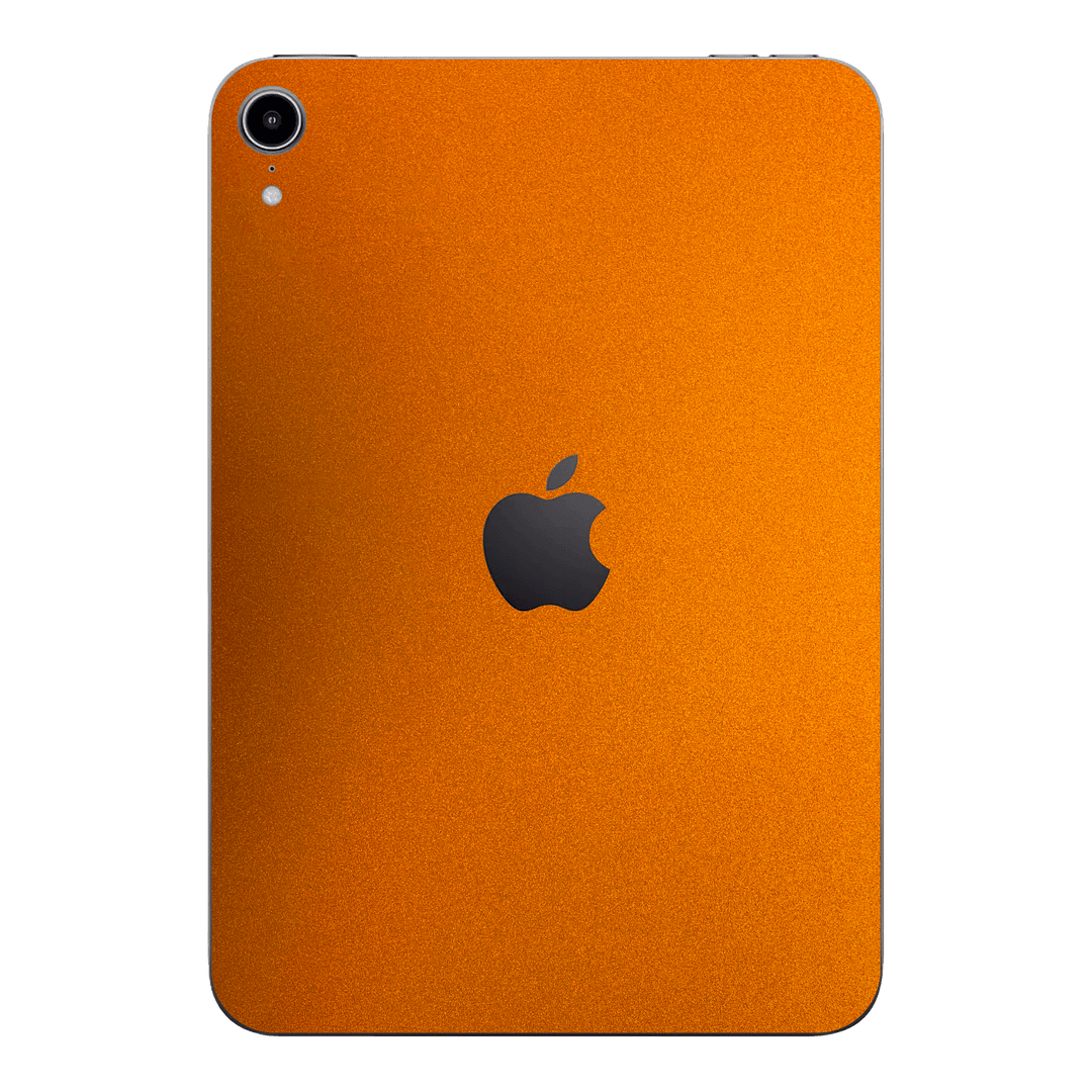 iPad MINI 6 2021 Fiery Orange Tuning Metallic Gloss Finish Skin Wrap Sticker Decal Cover Protector by EasySkinz | EasySkinz.com