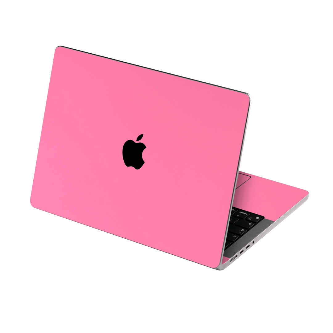 MacBook PRO 16" (2021) Gloss Glossy Hot Pink Skin Wrap Sticker Decal Cover Protector by EasySkinz | EasySkinz.com