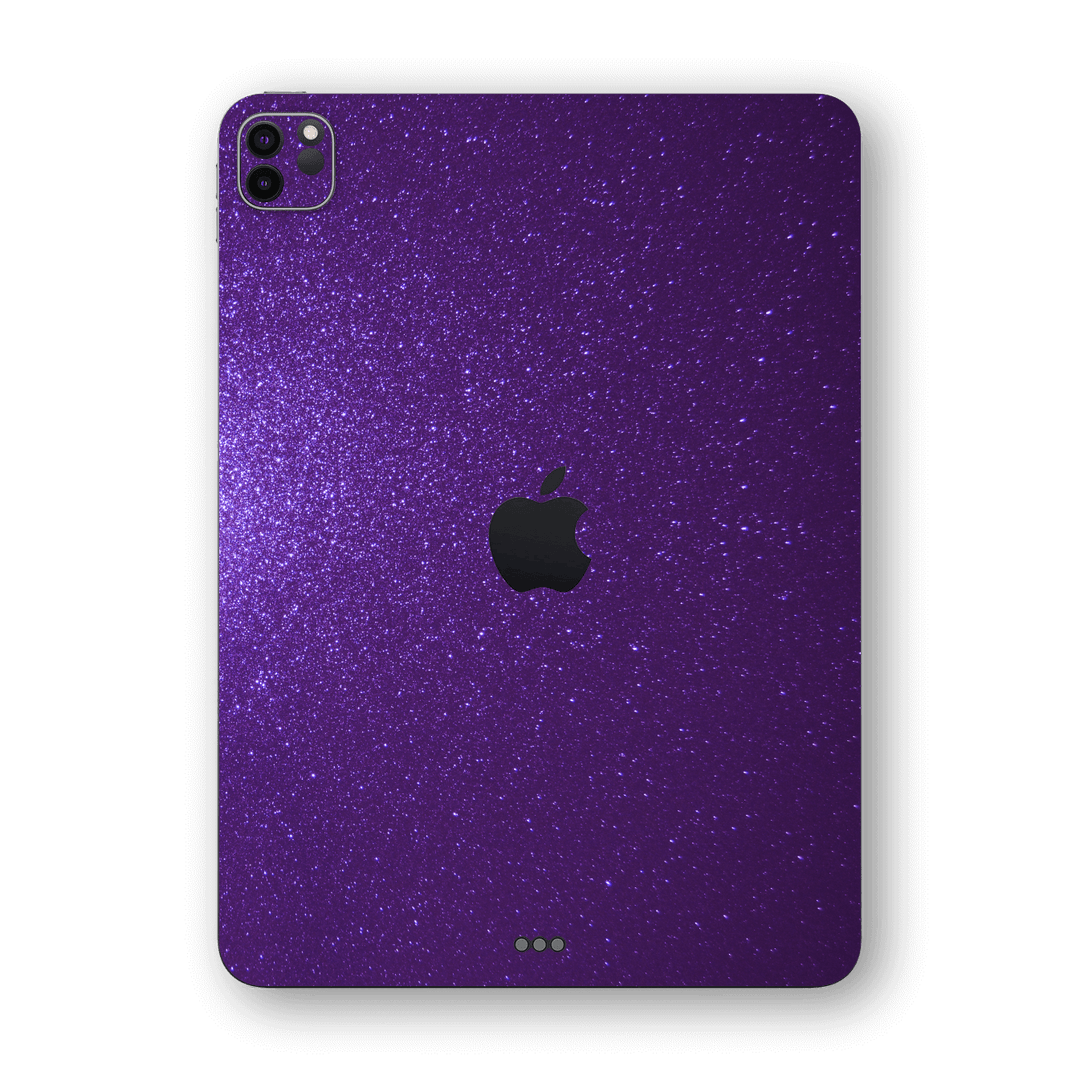 iPad PRO 12.9-inch 2021 Diamond Purple Shimmering Sparkling Glitter Skin Wrap Sticker Decal Cover Protector by EasySkinz | EasySkinz.com