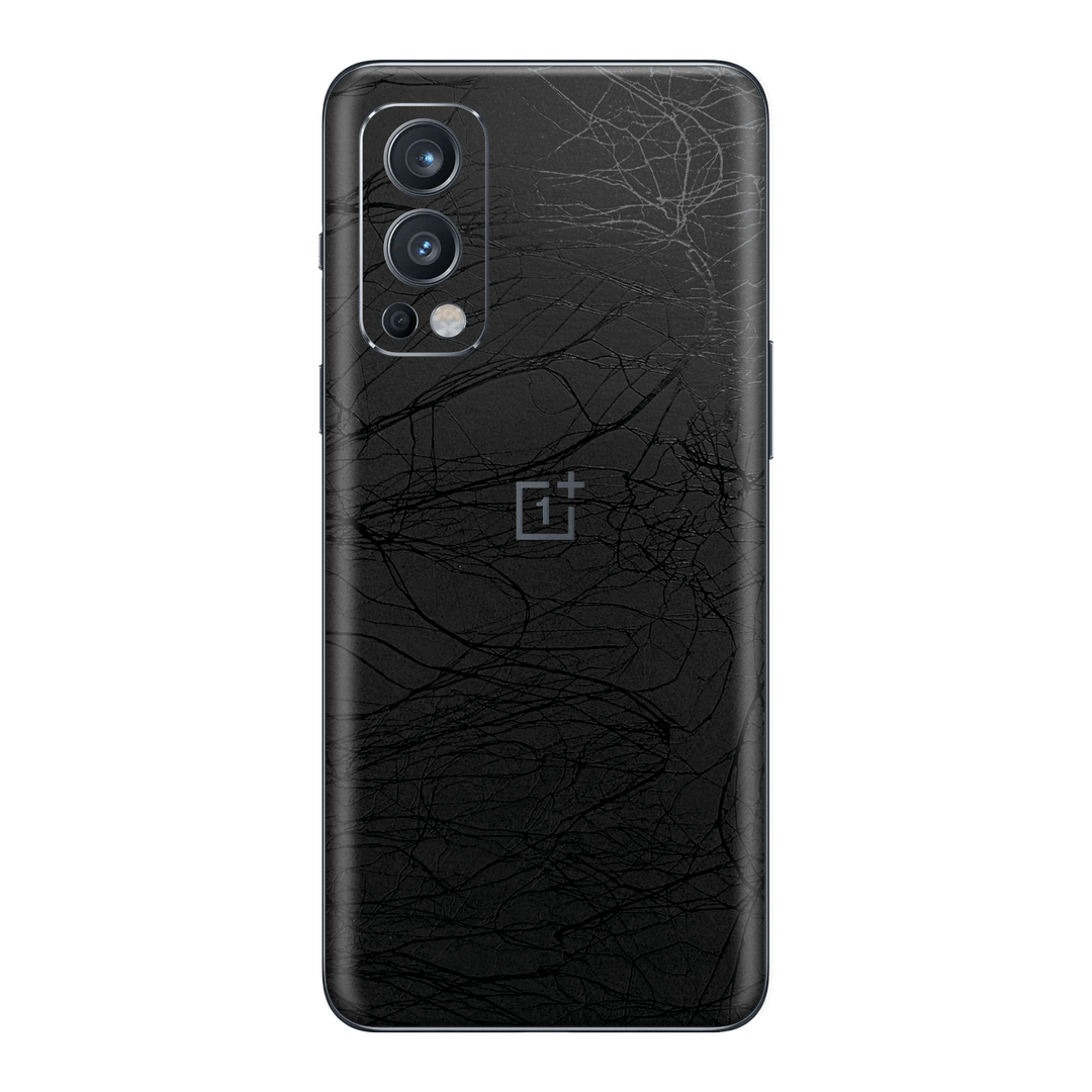 OnePlus Nord 2 Luxuria Black Web Net Mesh Cocoon 3D Textured Skin Wrap Sticker Decal Cover Protector by EasySkinz | EasySkinz.com