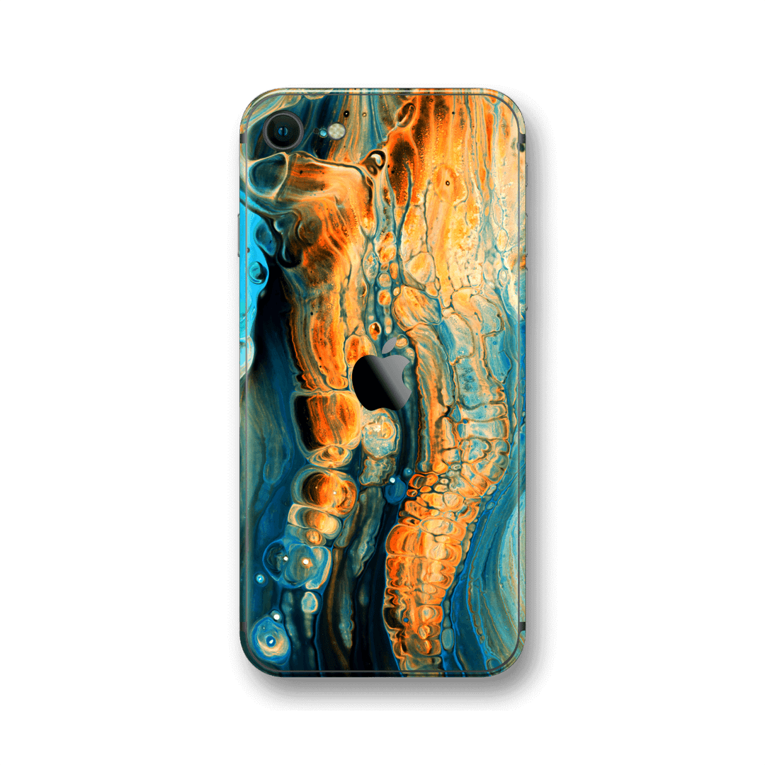 iPhone SE (2020) Print Printed SIGNATURE Alcohol Ink Art Skin, Wrap, Decal, Protector, Cover by EasySkinz | EasySkinz.com