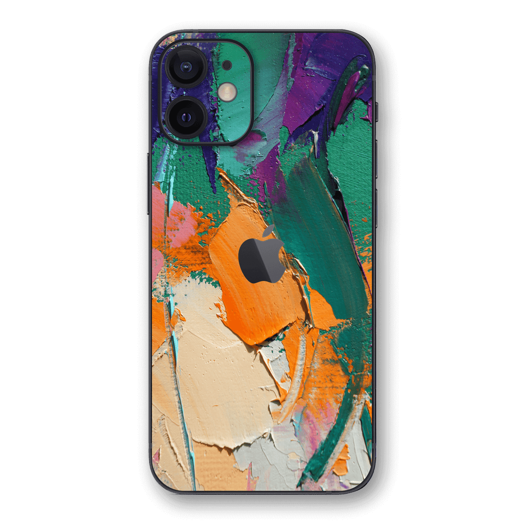 iPhone 12 SIGNATURE Oil Painting Fragment Skin - Premium Protective Skin Wrap Sticker Decal Cover by QSKINZ | Qskinz.com