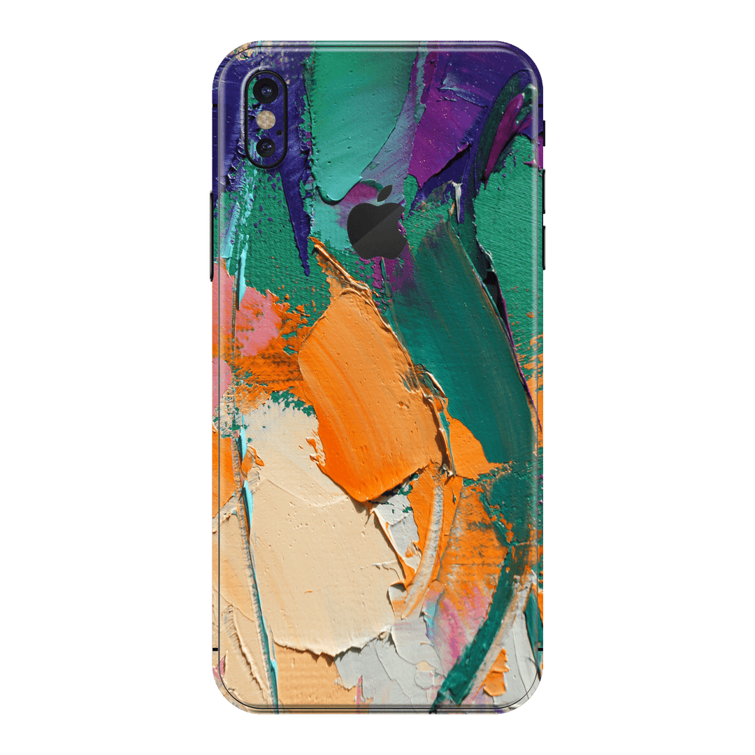 iPhone XS MAX Print Printed Custom SIGNATURE Oil Painting Fragment Skin Wrap Sticker Decal Cover Protector by EasySkinz | EasySkinz.com