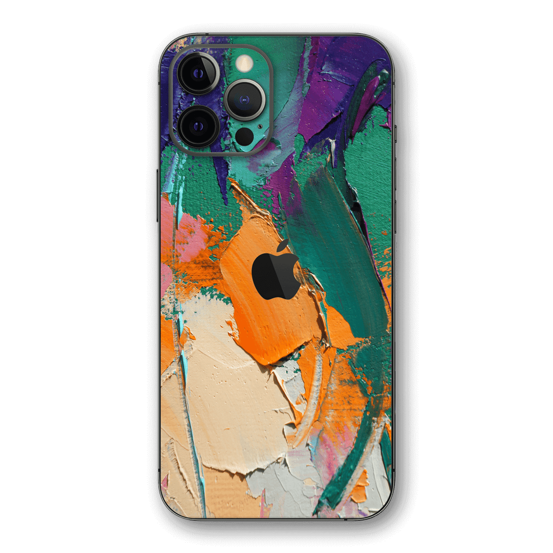 iPhone 12 Pro MAX SIGNATURE Oil Painting Fragment Skin - Premium Protective Skin Wrap Sticker Decal Cover by QSKINZ | Qskinz.com