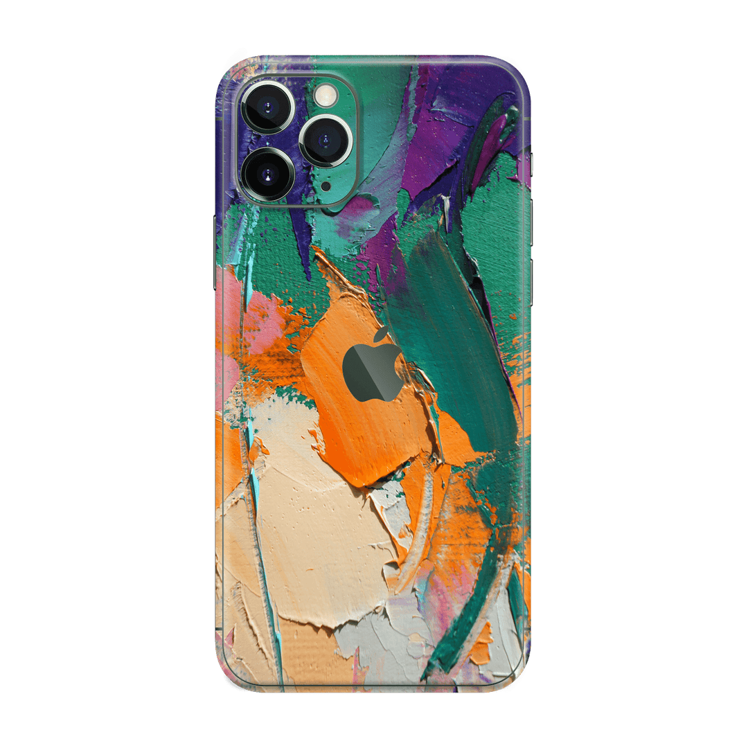iPhone 11 Pro MAX Print Printed Custom SIGNATURE Oil Painting Fragment Skin Wrap Sticker Decal Cover Protector by EasySkinz | EasySkinz.com