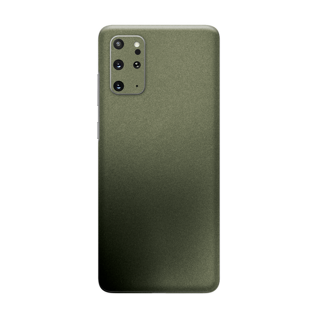 Samsung Galaxy S20+ PLUS Military Green Matt Matte Metallic Skin Wrap Sticker Decal Cover Protector by EasySkinz
