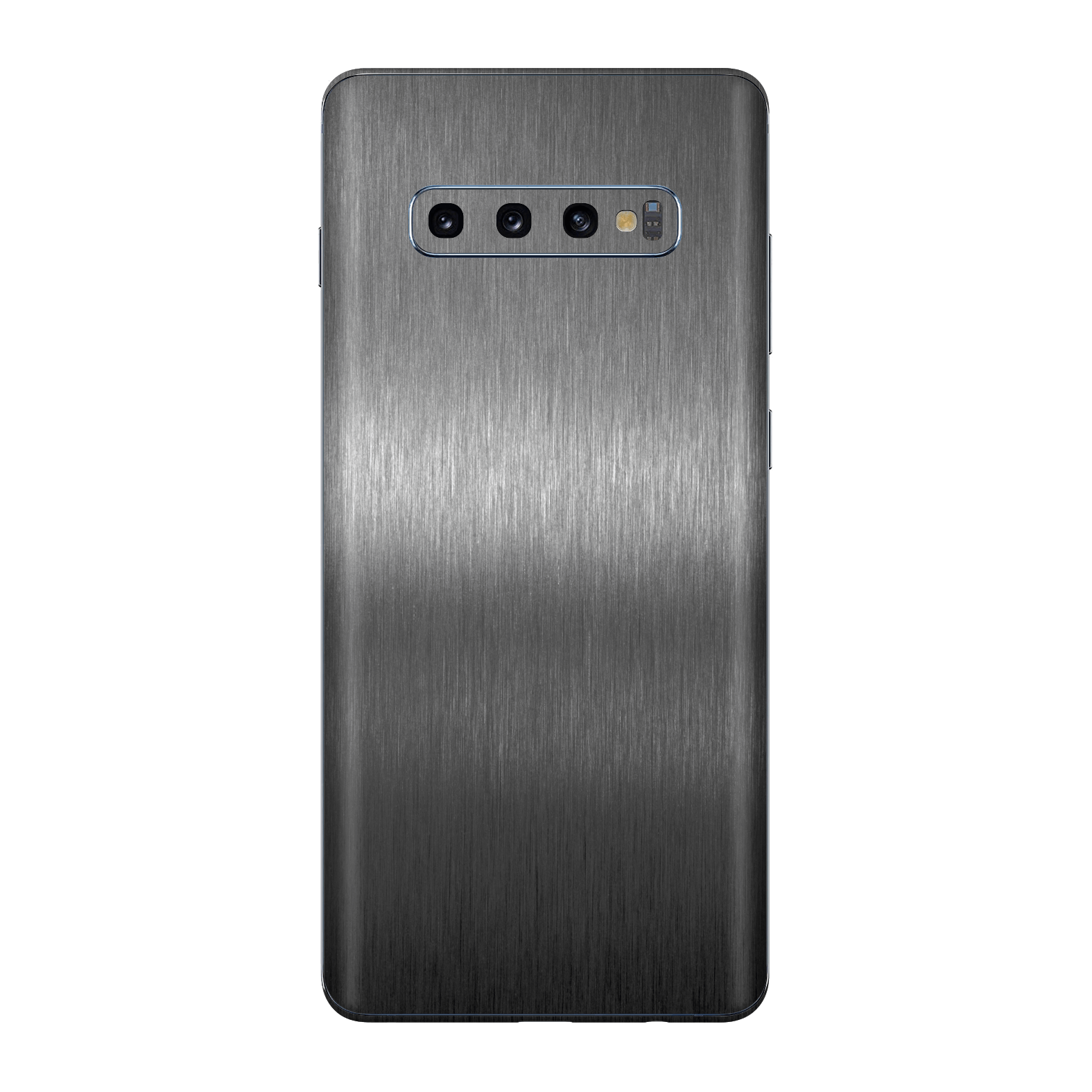 Samsung Galaxy S10+ PLUS Brushed Metal Titanium Metallic Skin Wrap Sticker Decal Cover Protector by EasySkinz | EasySkinz.com