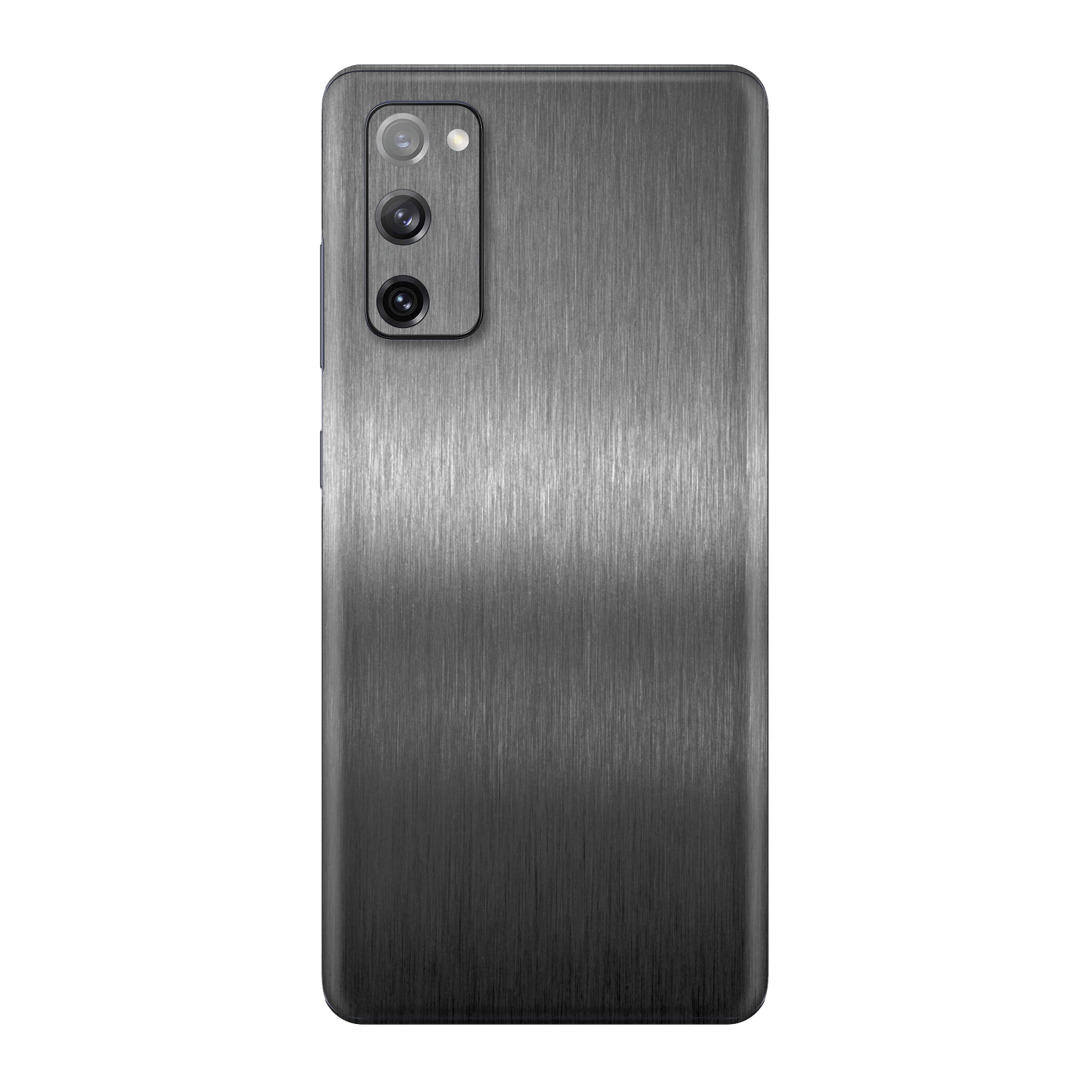 Samsung Galaxy S20 (FE) Brushed Metal Titanium Metallic Skin Wrap Sticker Decal Cover Protector by EasySkinz | EasySkinz.com