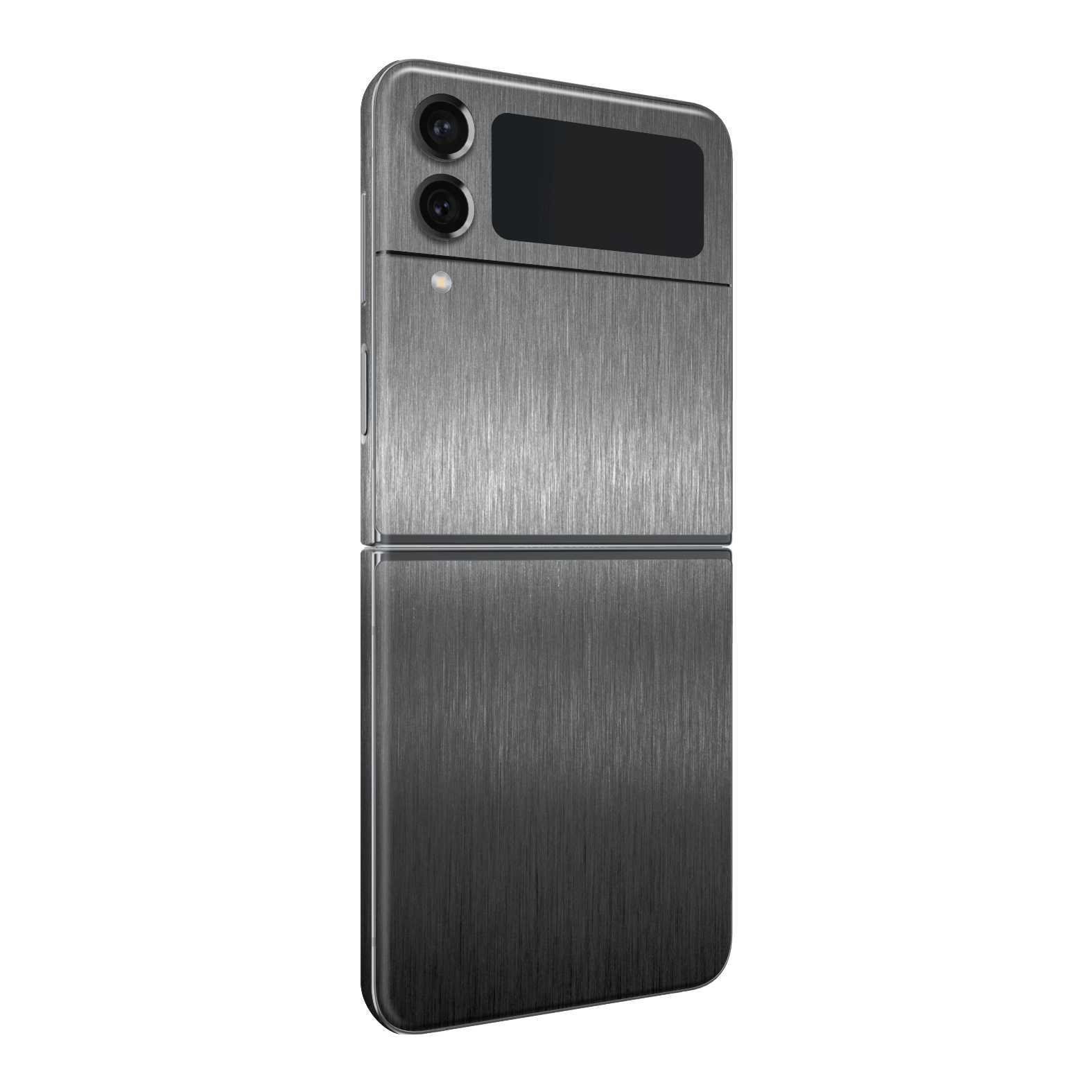 Samsung Galaxy Z Flip 4 (2022) Brushed Metal Titanium Metallic Skin Wrap Sticker Decal Cover Protector by EasySkinz | EasySkinz.com