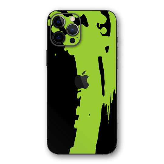 iPhone 12 Pro MAX SIGNATURE Green Dripping Paint Skin - Premium Protective Skin Wrap Sticker Decal Cover by QSKINZ | Qskinz.com