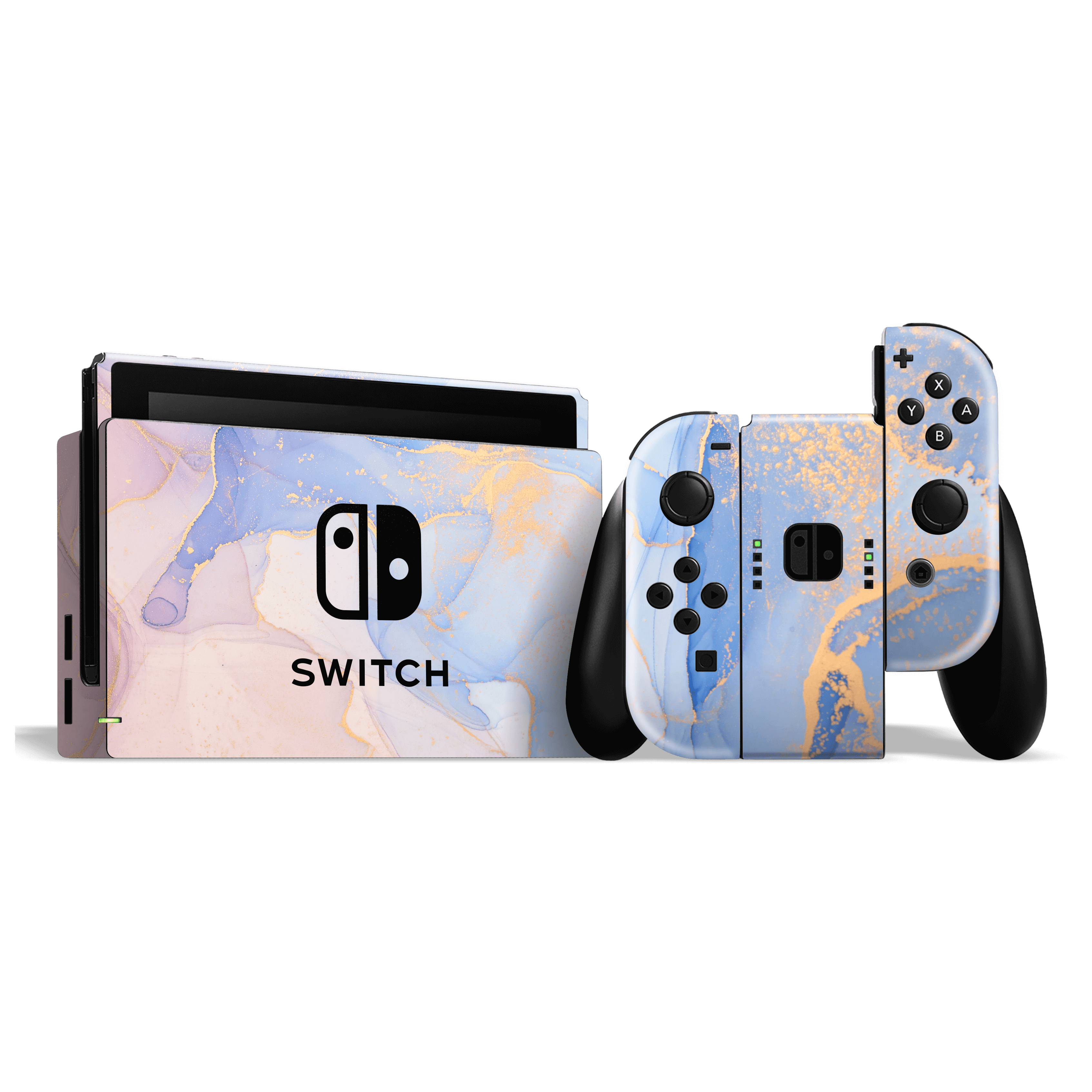 Nintendo SWITCH SIGNATURE AGATE GEODE Pastel Skin