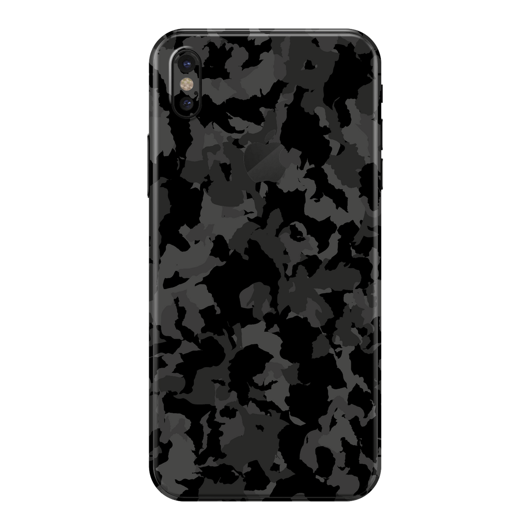 iPhone XS Print Printed Custom SIGNATURE Camouflage Camo DARK SLATE Skin Wrap Sticker Decal Cover Protector by EasySkinz | EasySkinz.com
