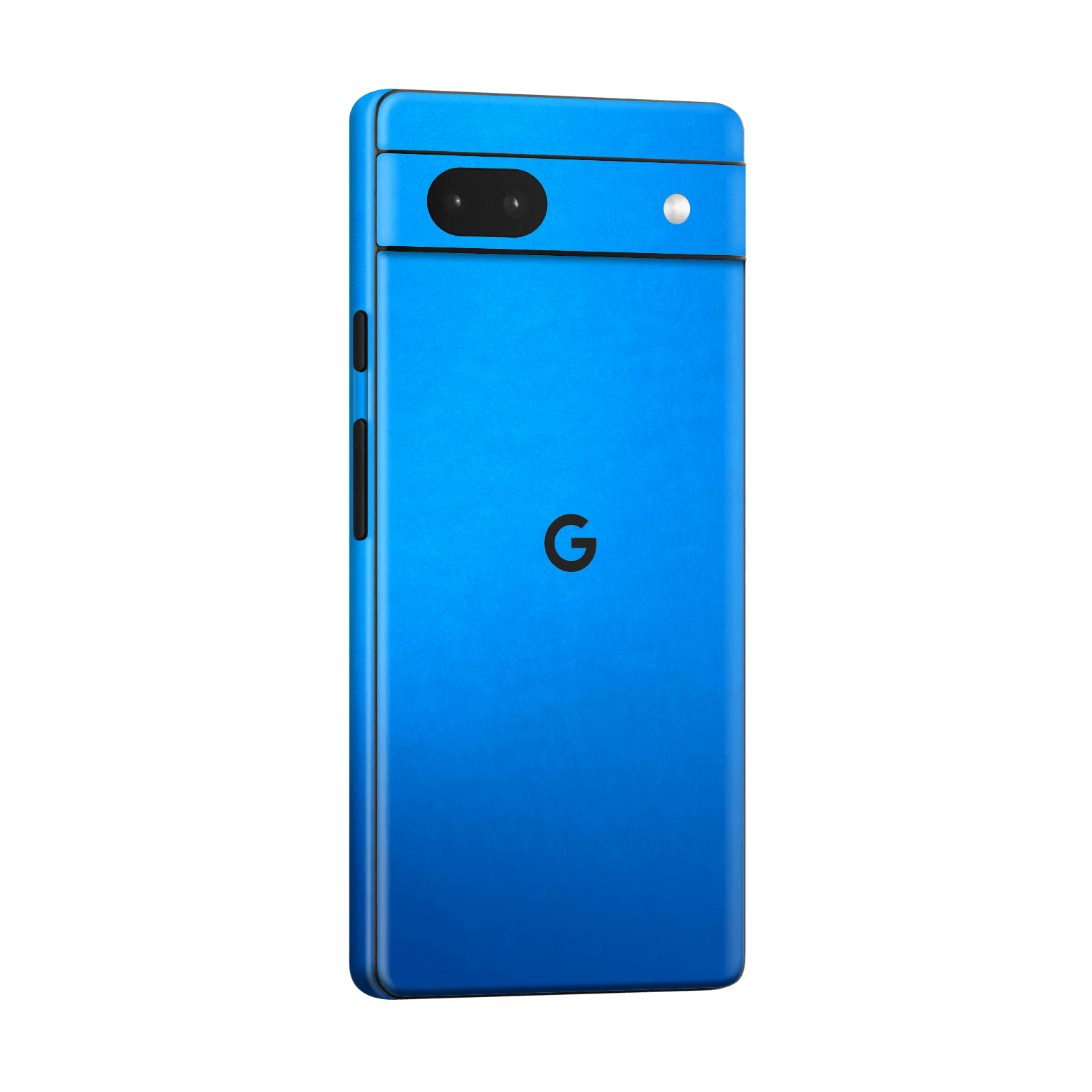 Google Pixel 6a (2022) Satin Blue Metallic Matt Matte Skin Wrap Sticker Decal Cover Protector by EasySkinz | EasySkinz.com