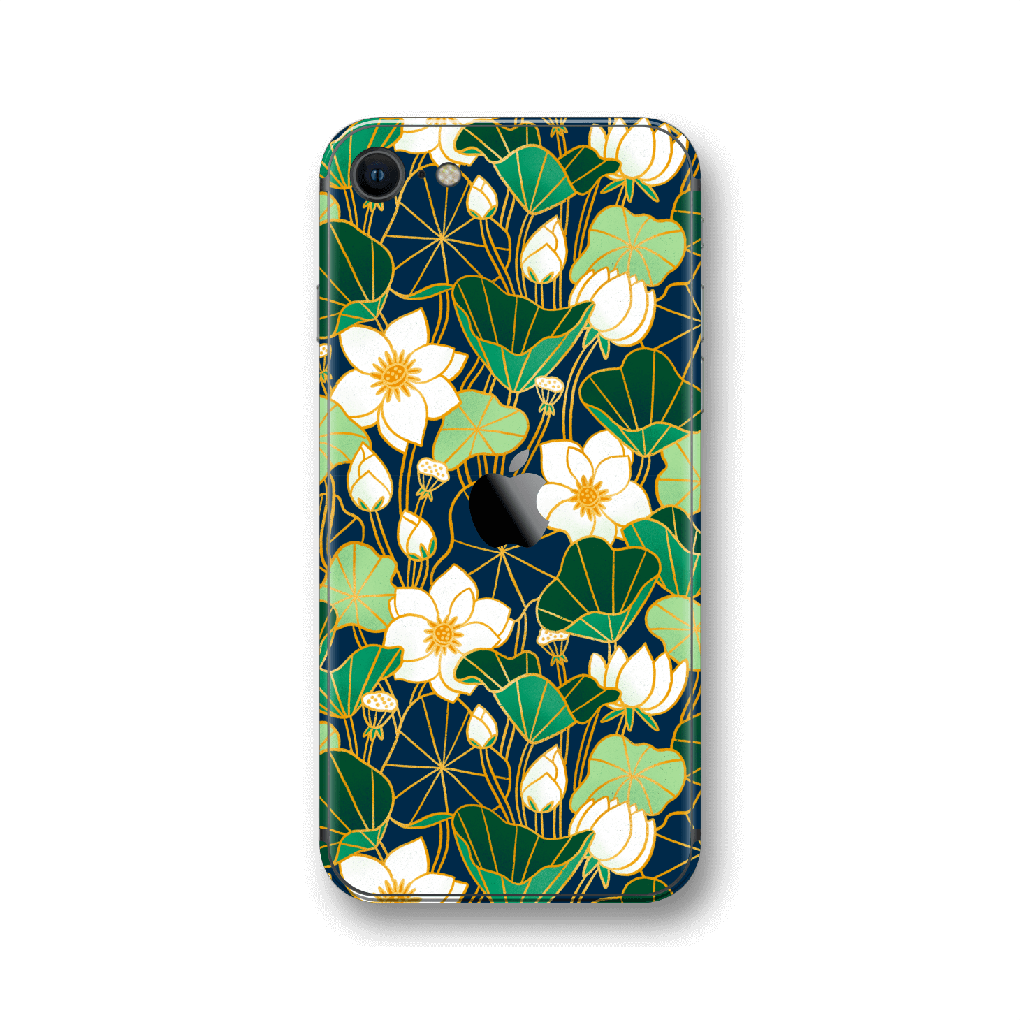 iPhone SE SIGNATURE Abstract Lily Pond Skin