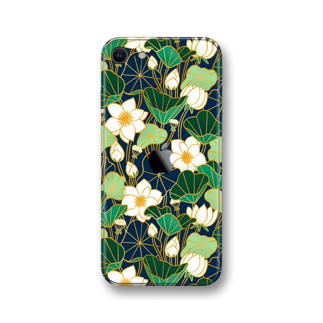 iPhone SE (2020) SIGNATURE Abstract Lily Pond Skin, Wrap, Decal, Protector, Cover by EasySkinz | EasySkinz.com