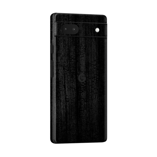 Google Pixel 6a (2022) Luxuria Black Charcoal Black Dragon Coal Stone 3D Textured Skin Wrap Sticker Decal Cover Protector by EasySkinz | EasySkinz.com