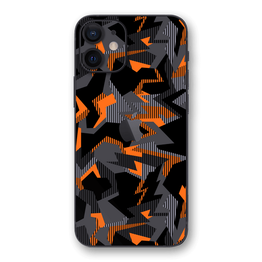 iPhone 12 MINI Print Printed Custom SIGNATURE Sharp-Edged Orange Camo Camouflage Skin Wrap Sticker Decal Cover Protector by EasySkinz | EasySkinz.com