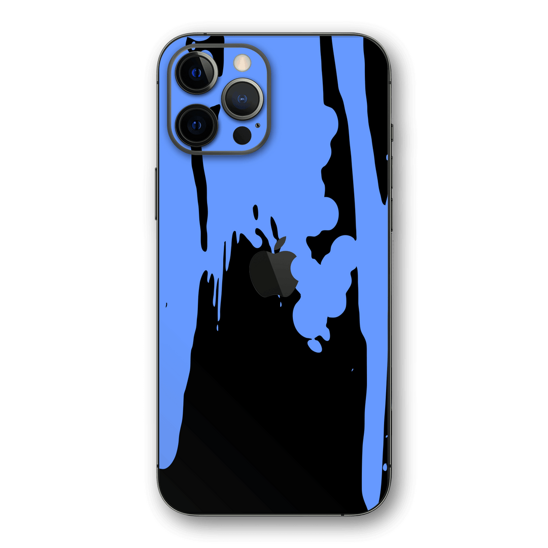 iPhone 12 Pro MAX SIGNATURE Blue Paint Splatter Skin - Premium Protective Skin Wrap Sticker Decal Cover by QSKINZ | Qskinz.com