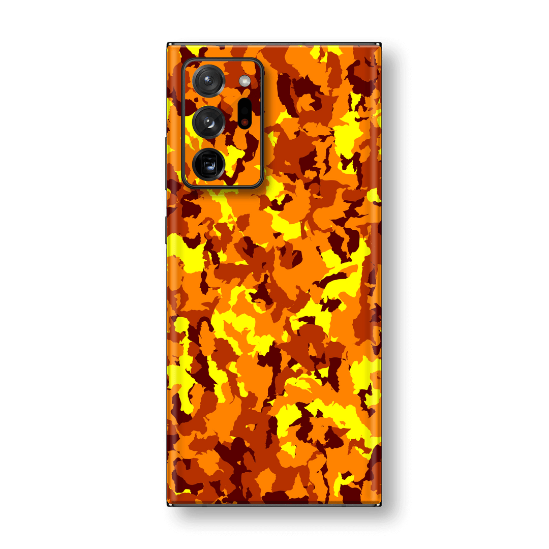 Samsung Galaxy NOTE 20 ULTRA Print Printed Custom SIGNATURE Fiery Camo Skin Wrap Sticker Decal Cover Protector by EasySkinz