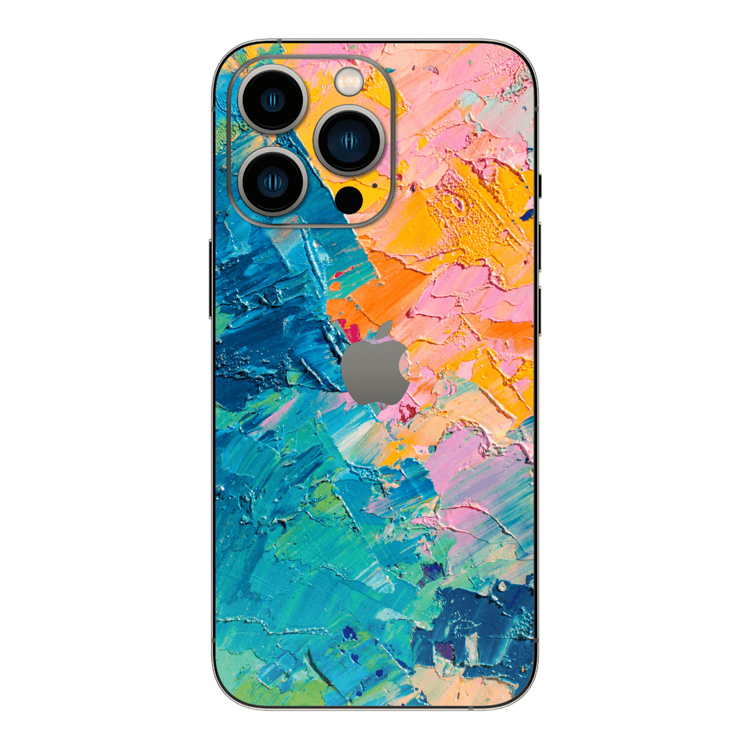 iPhone 13 Pro MAX SIGNATURE Abstract Painting of Sea and Sands Skin - Premium Protective Skin Wrap Sticker Decal Cover by QSKINZ | Qskinz.com